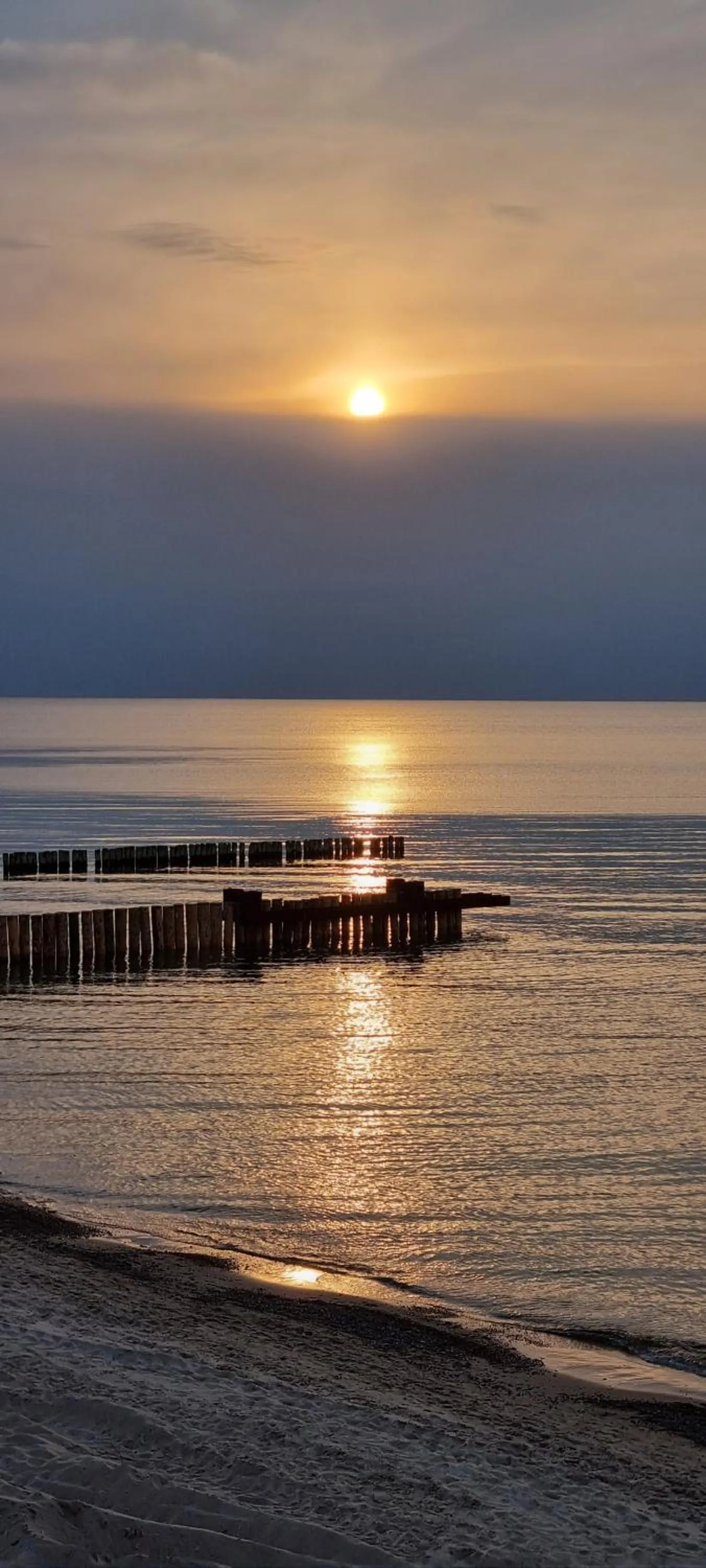 Natural landscape in Great Polonia Sand Beach Mielno