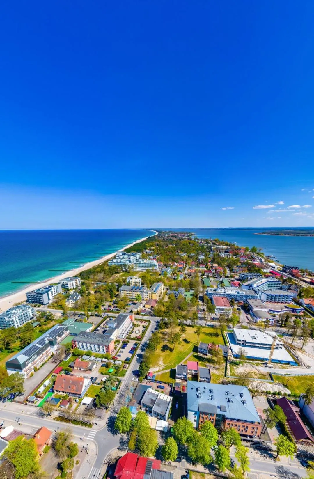 Bird's eye view in Great Polonia Sand Beach Mielno