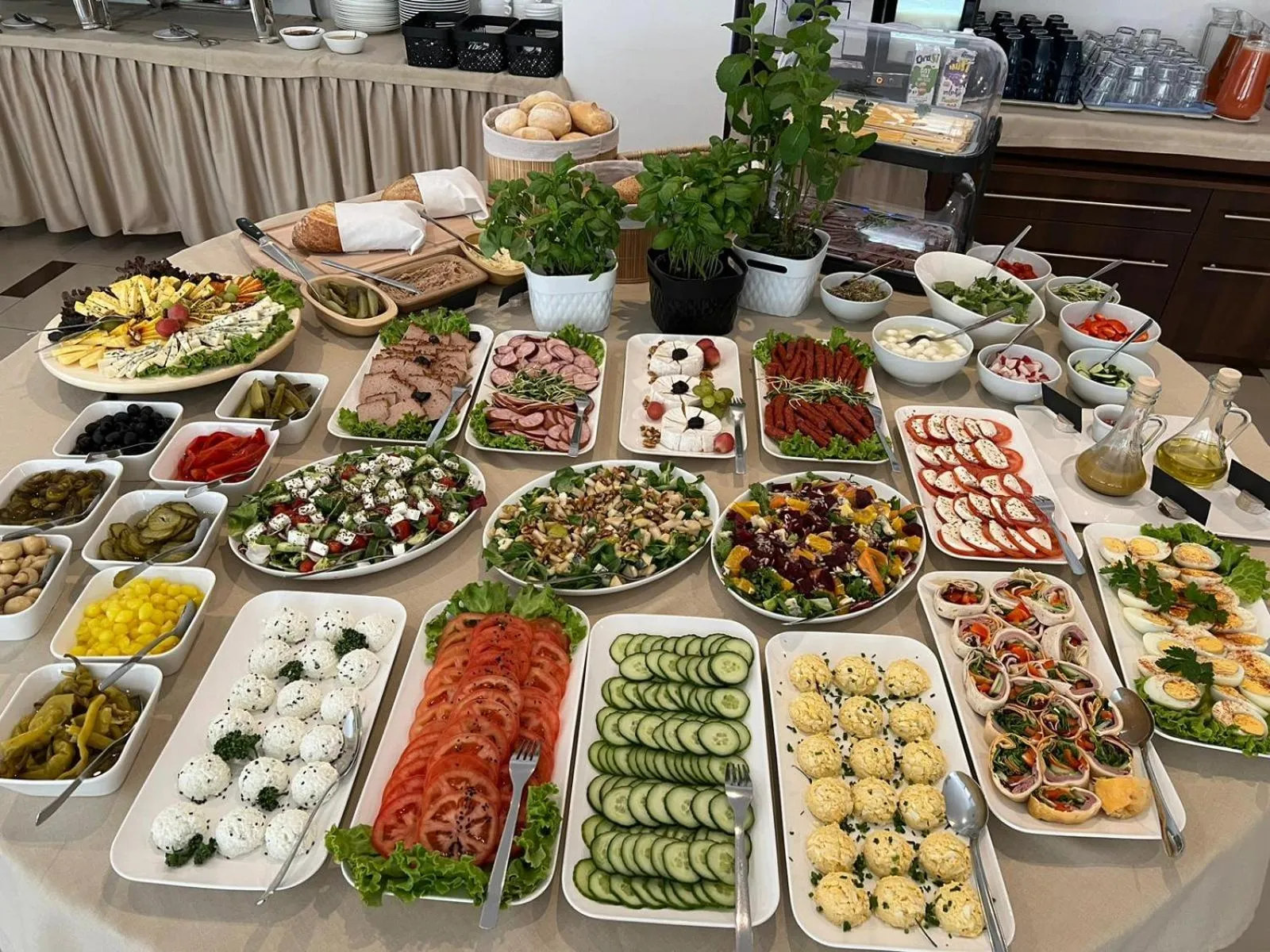 Buffet breakfast in Great Polonia Sand Beach Mielno