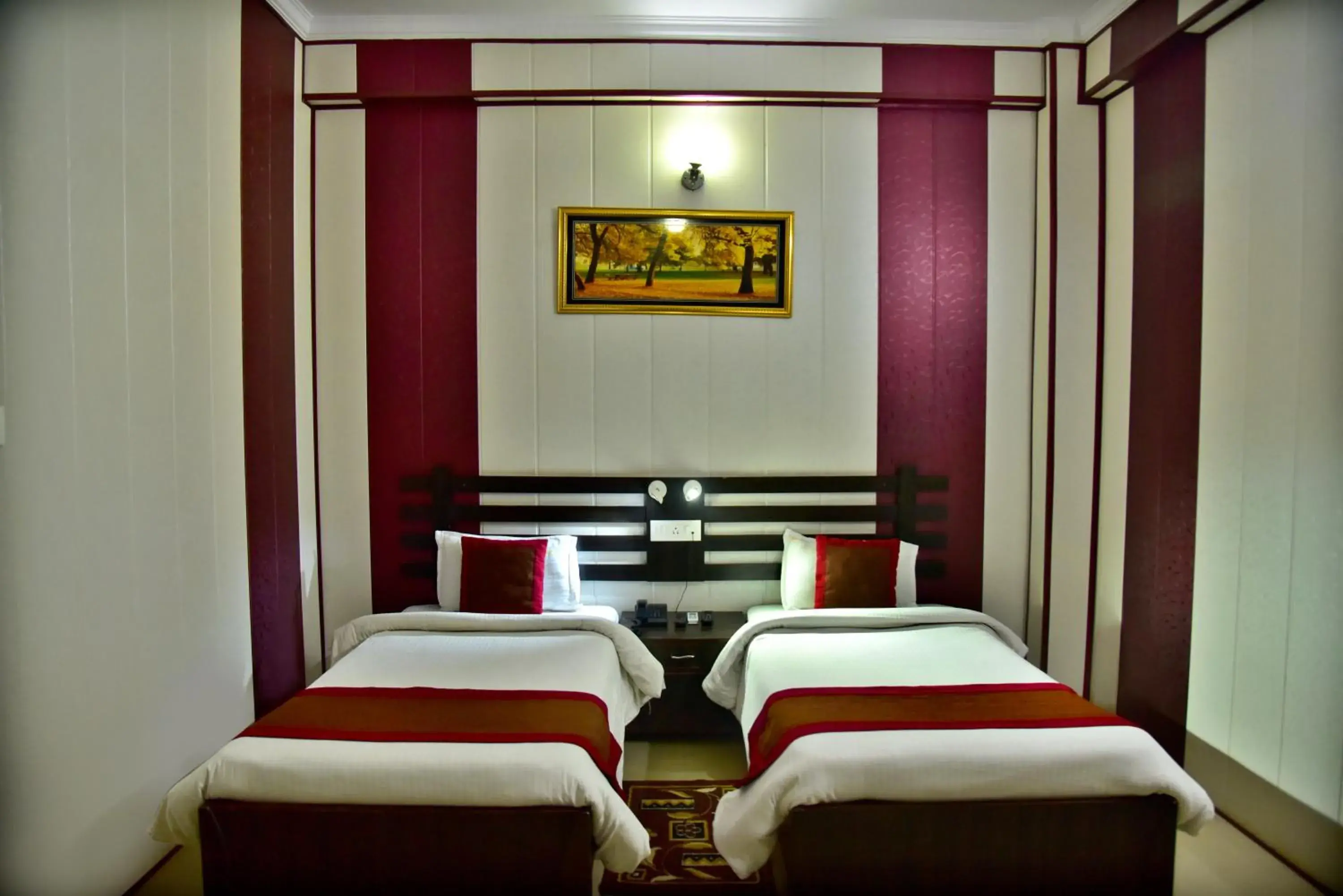 View (from property/room), Bed in Hotel Nexus l Hotels In Charbagh Lucknow View (from property/room), Bed in Hotel Nexus l Hotels In Charbagh Lucknow