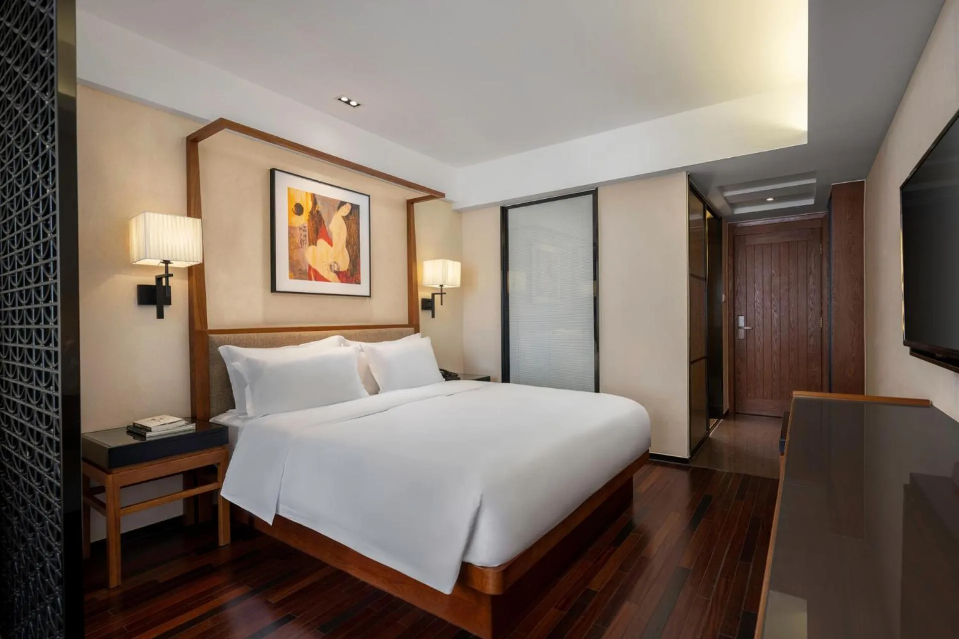 Bed in SSAW Boutique Hotel Sanya