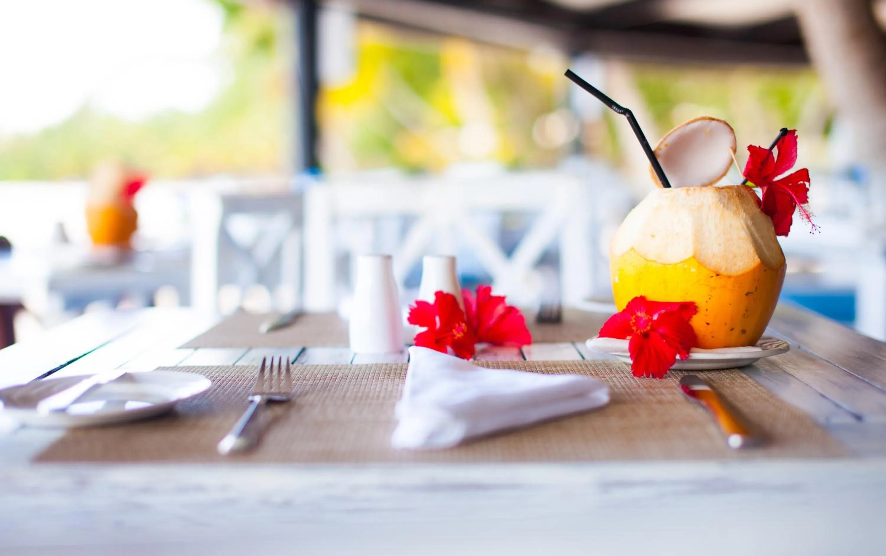 Drinks in Paradise Sun Hotel Seychelles