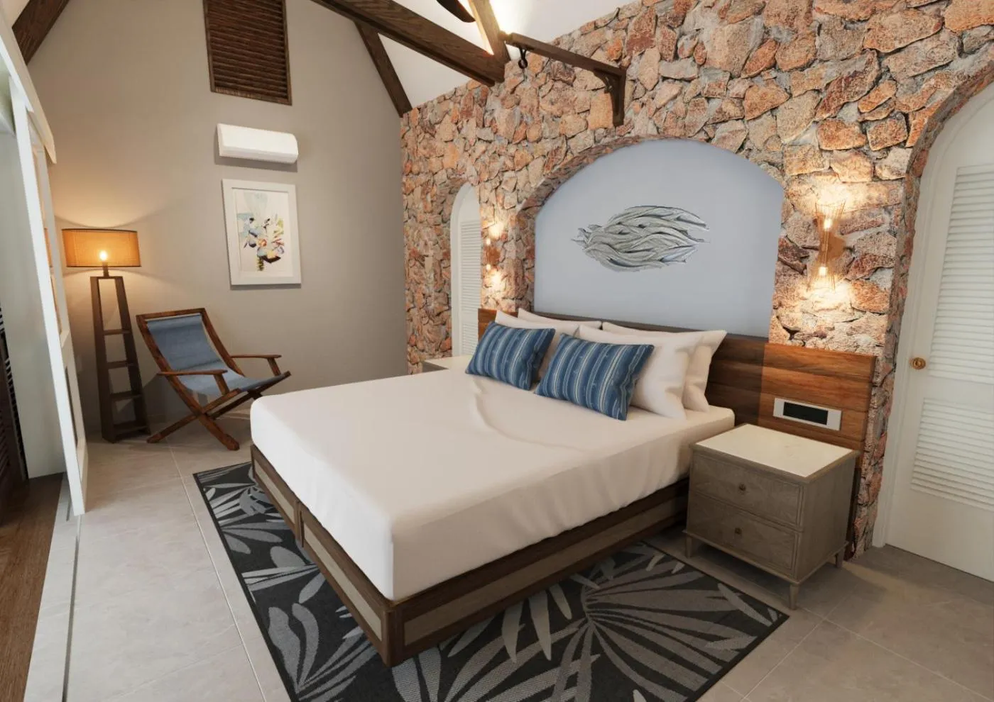 Bed in Paradise Sun Hotel Seychelles