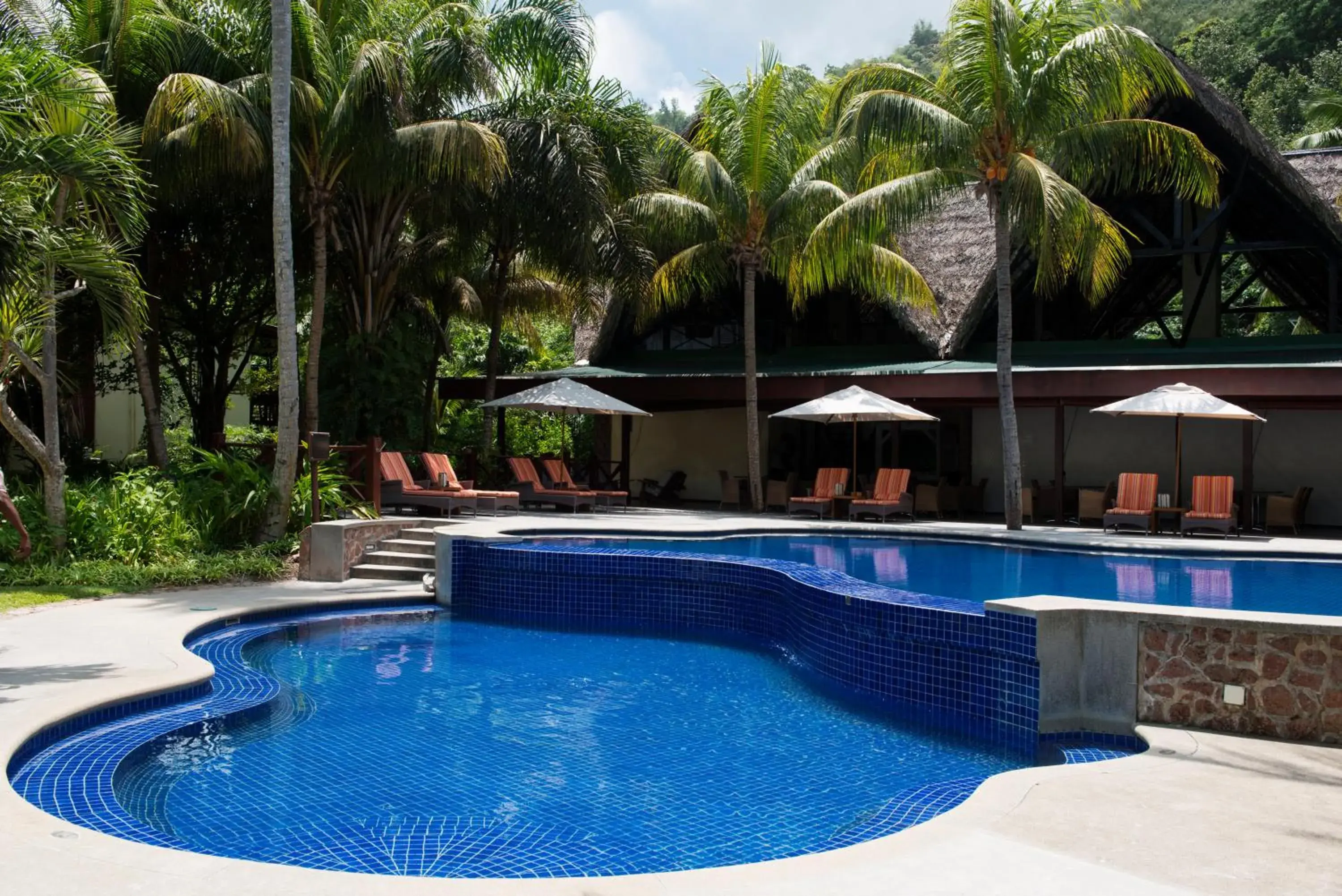 Swimming pool in Paradise Sun Hotel Seychelles Swimming pool in Paradise Sun Hotel Seychelles