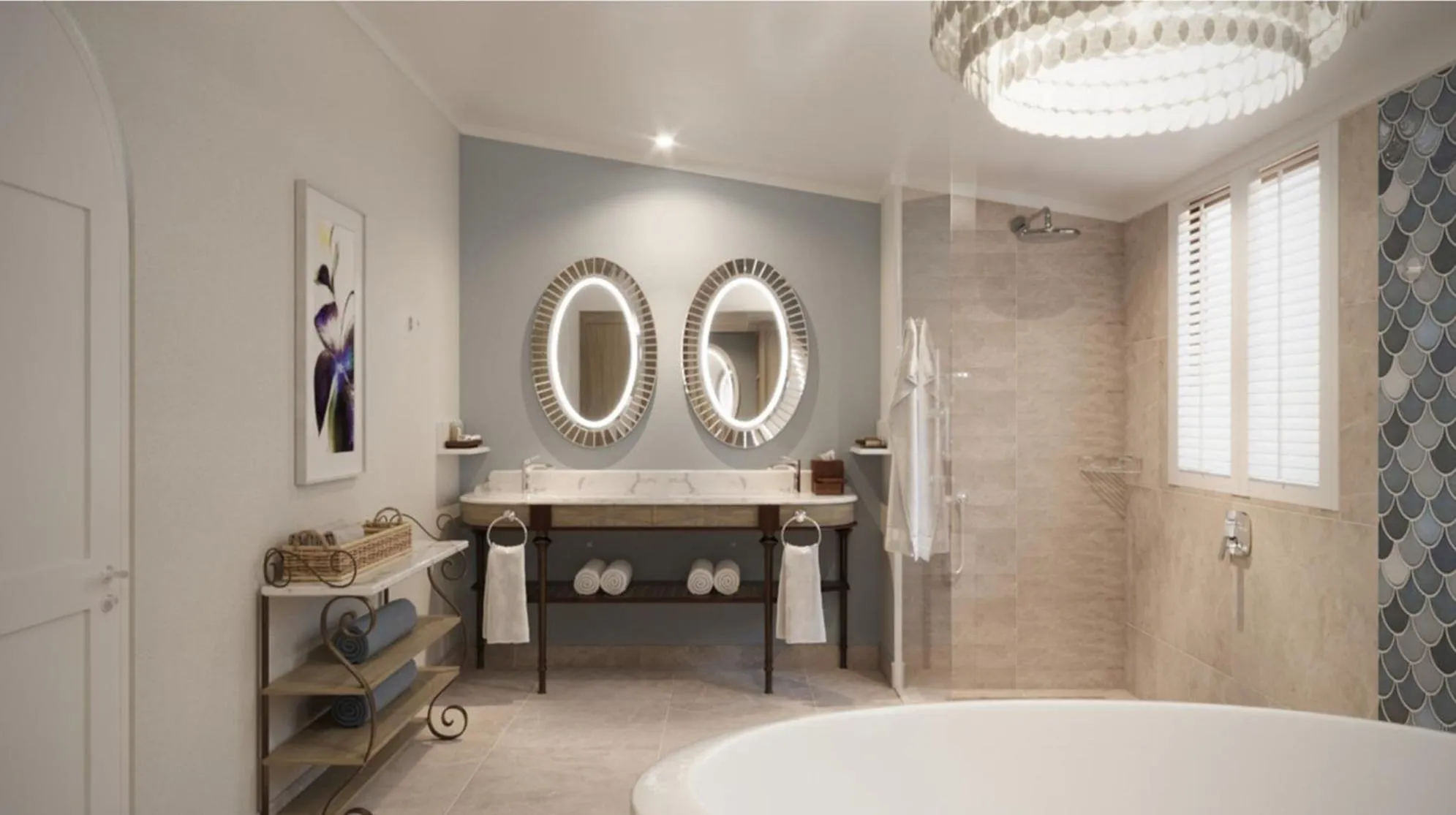 Bathroom in Paradise Sun Hotel Seychelles