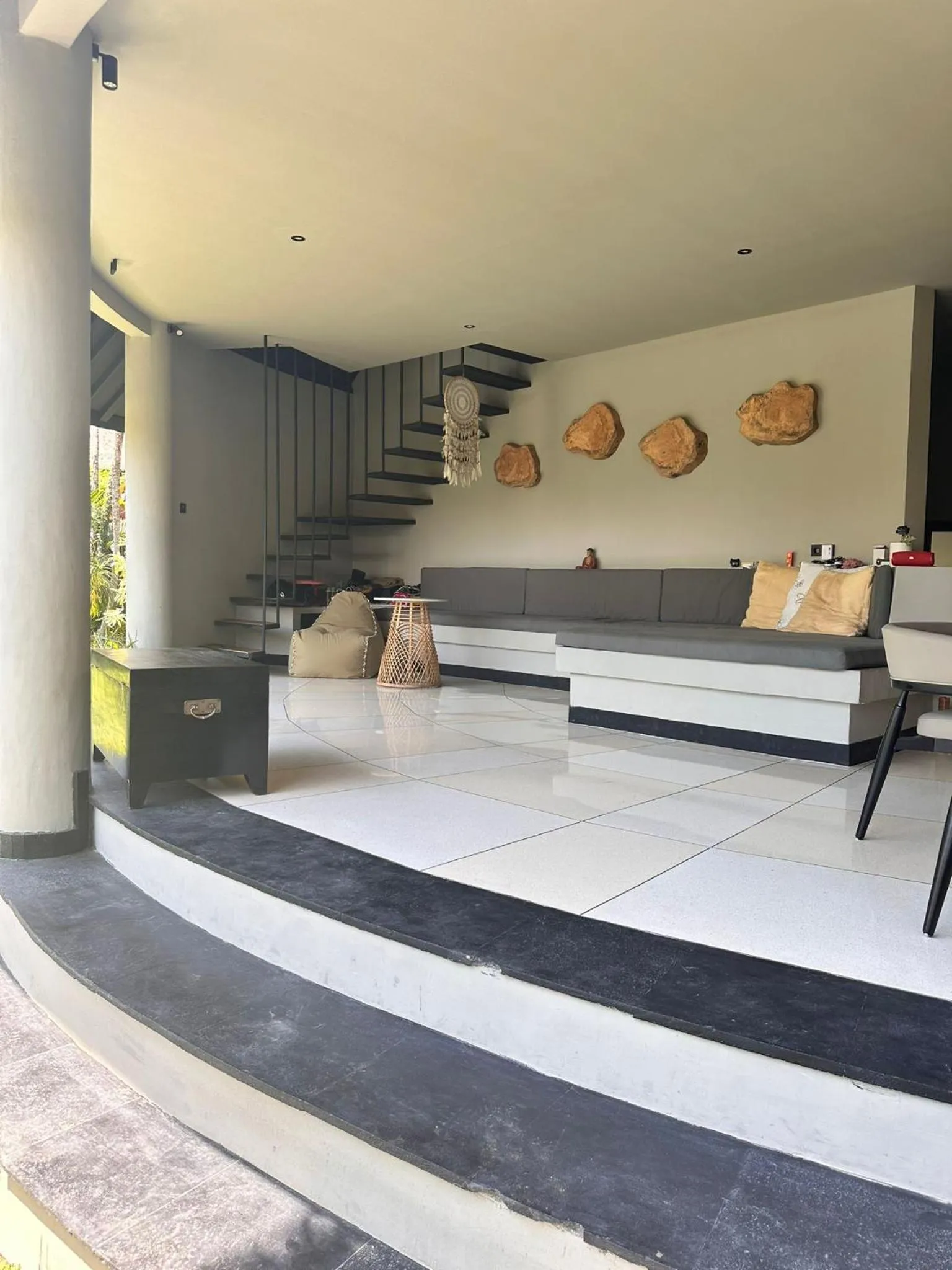 Seating area in SuB Villas Bali