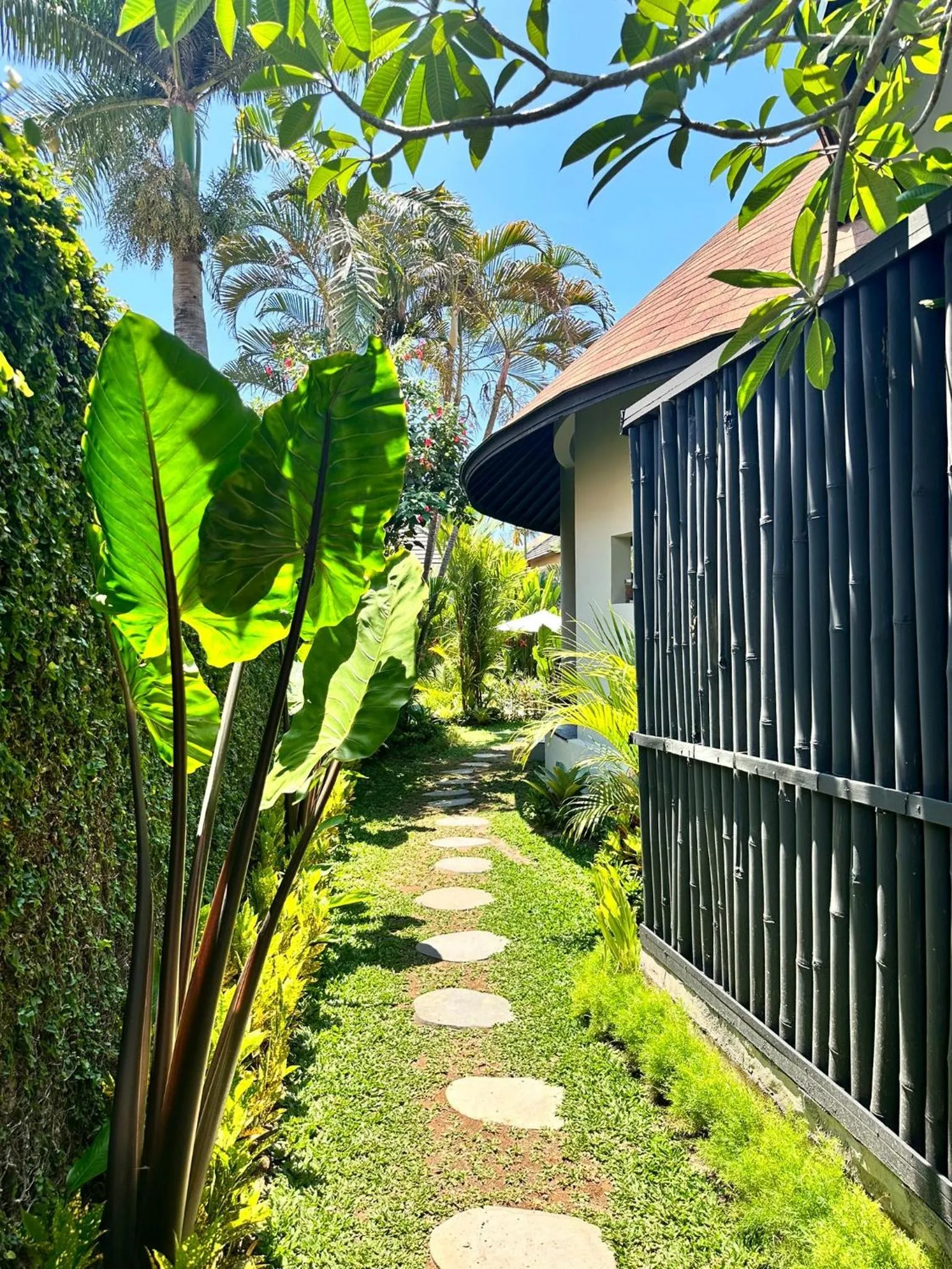 Garden view in SuB Villas Bali