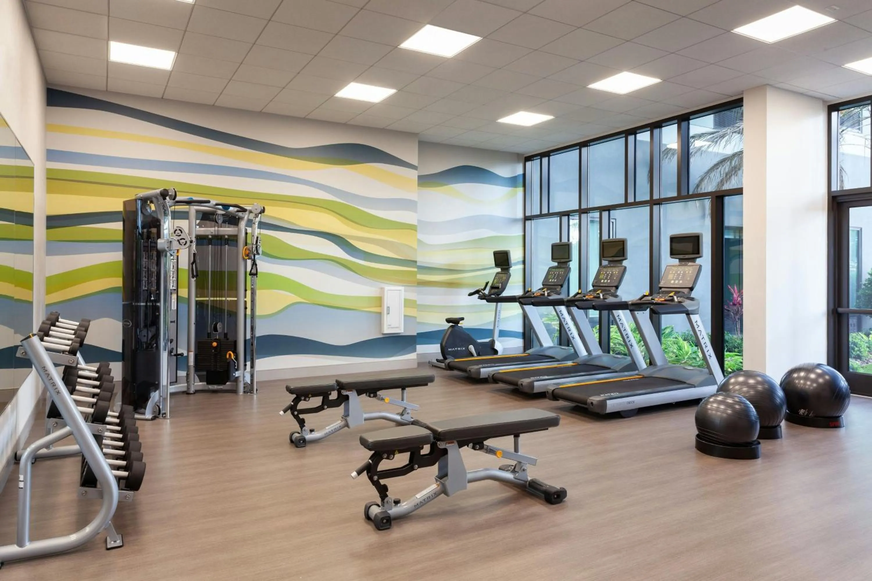 Fitness centre/facilities in SpringHill Suites by Marriott Orlando at Millenia
