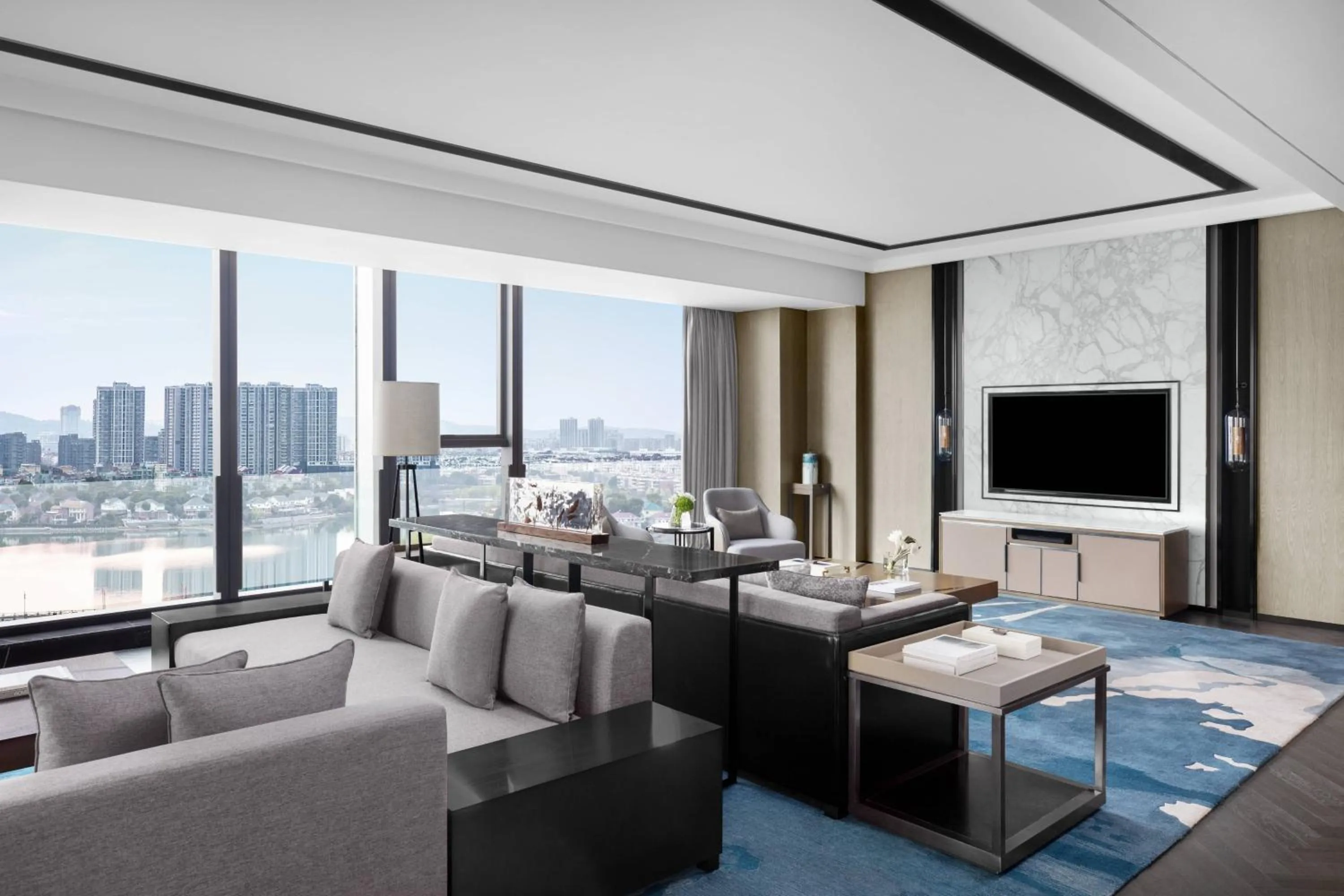 Living room in Marriott Nanjing South Hotel