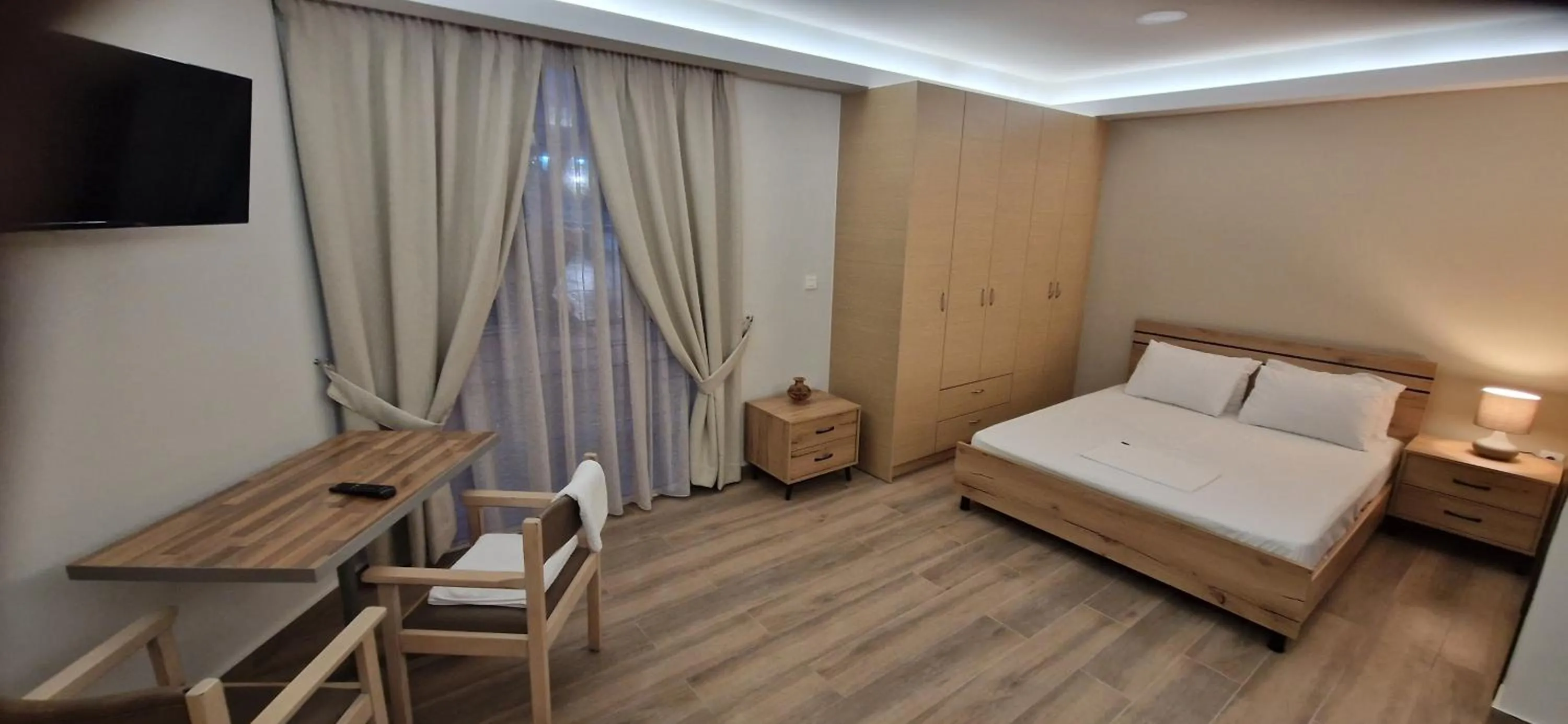 Bed in Hotel Antirriο