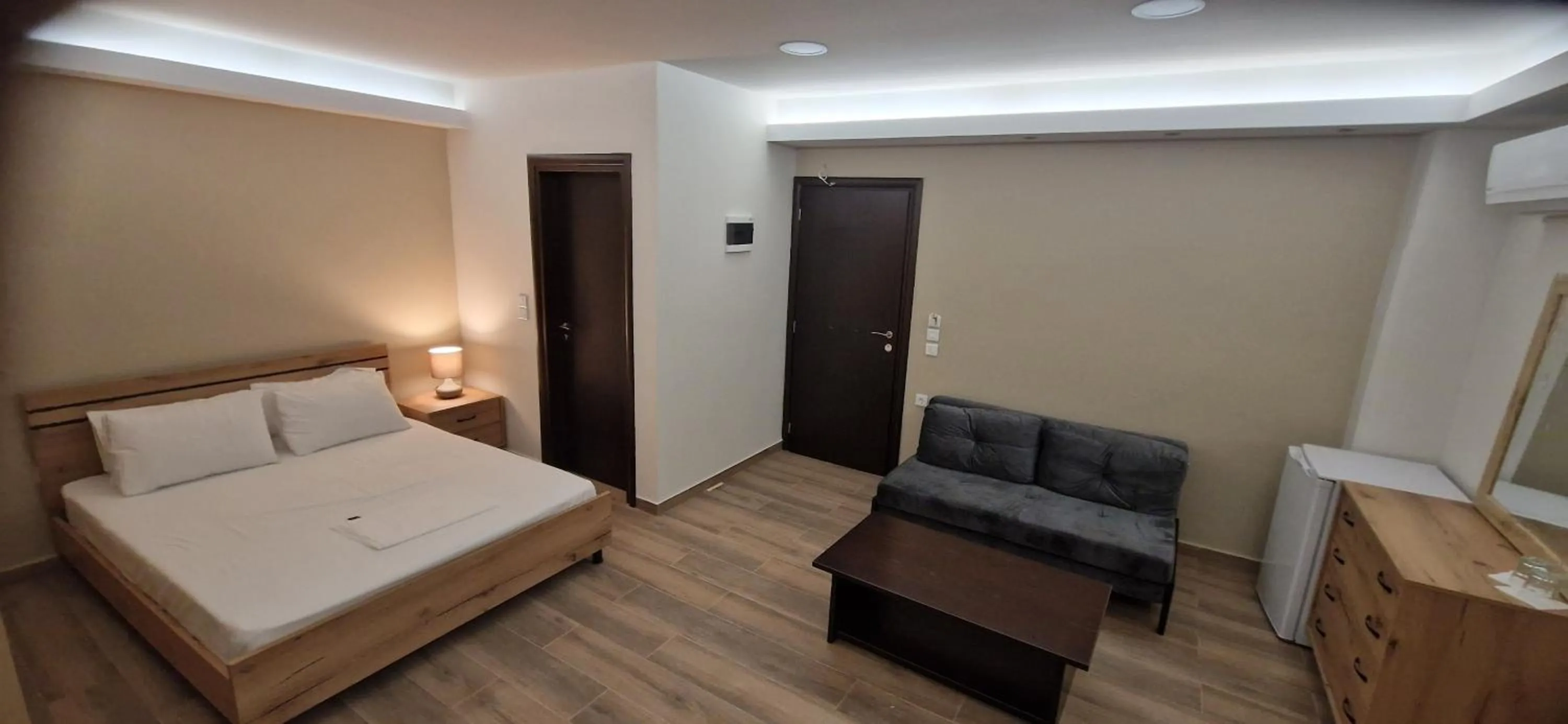 Bed in Hotel Antirriο