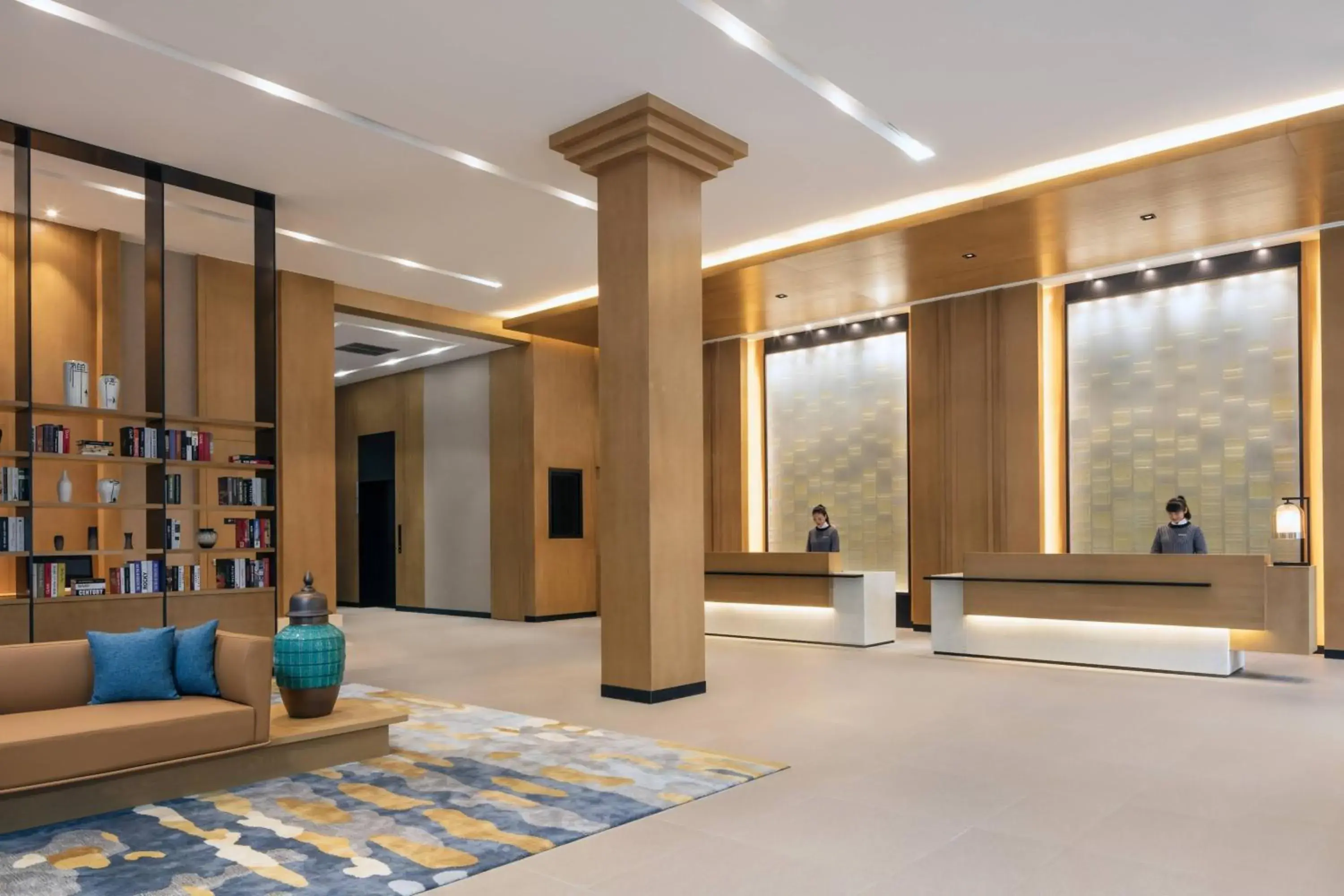 Lobby or reception in Fairfield by Marriott Shanghai Jingan Lobby or reception in Fairfield by Marriott Shanghai Jingan