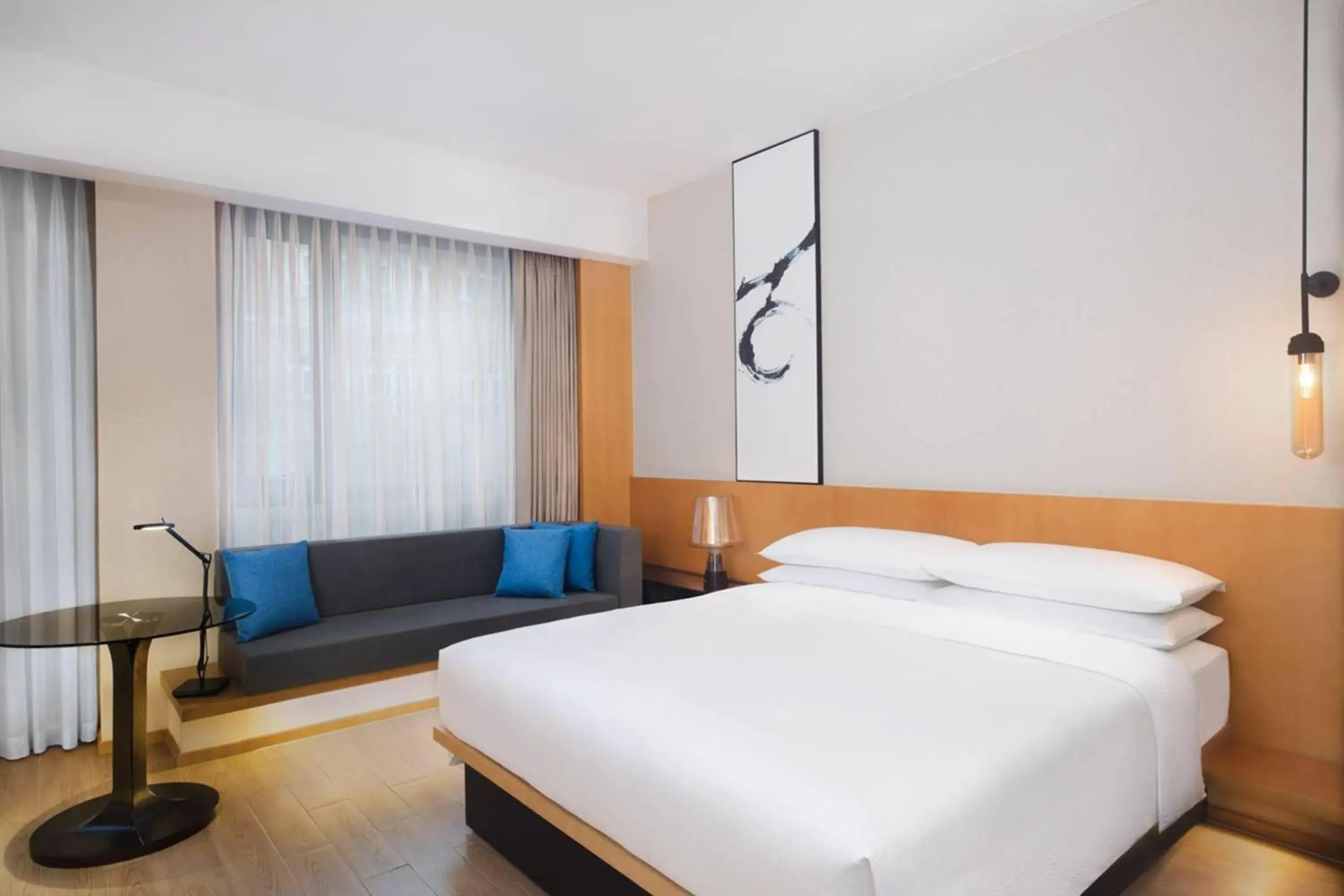 Photo of the whole room, Bed in Fairfield by Marriott Shanghai Jingan Photo of the whole room, Bed in Fairfield by Marriott Shanghai Jingan