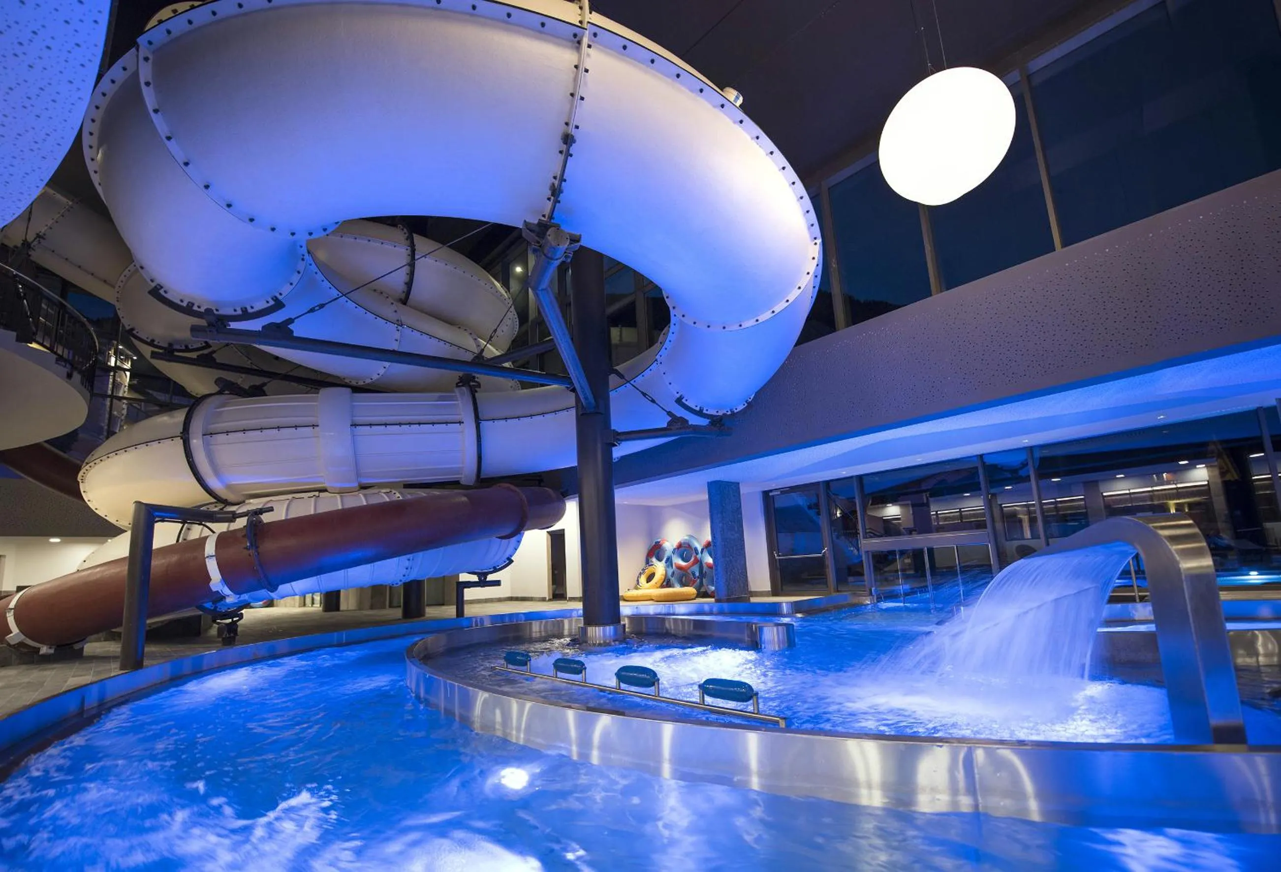 Aqua park in Quellenhof Luxury Resort Passeier
