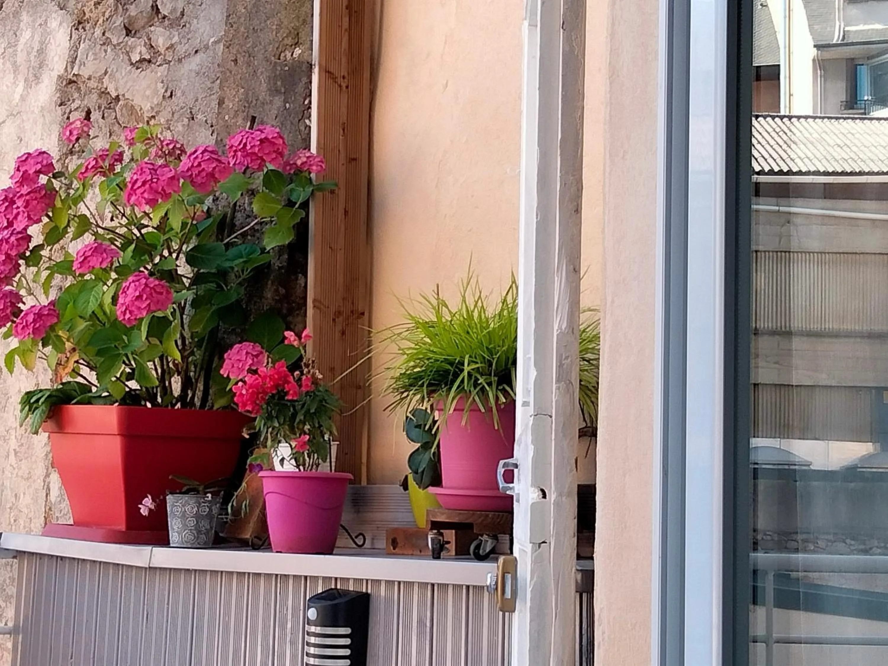 Balcony/Terrace in Les Chambres Hautes d'Anastasia