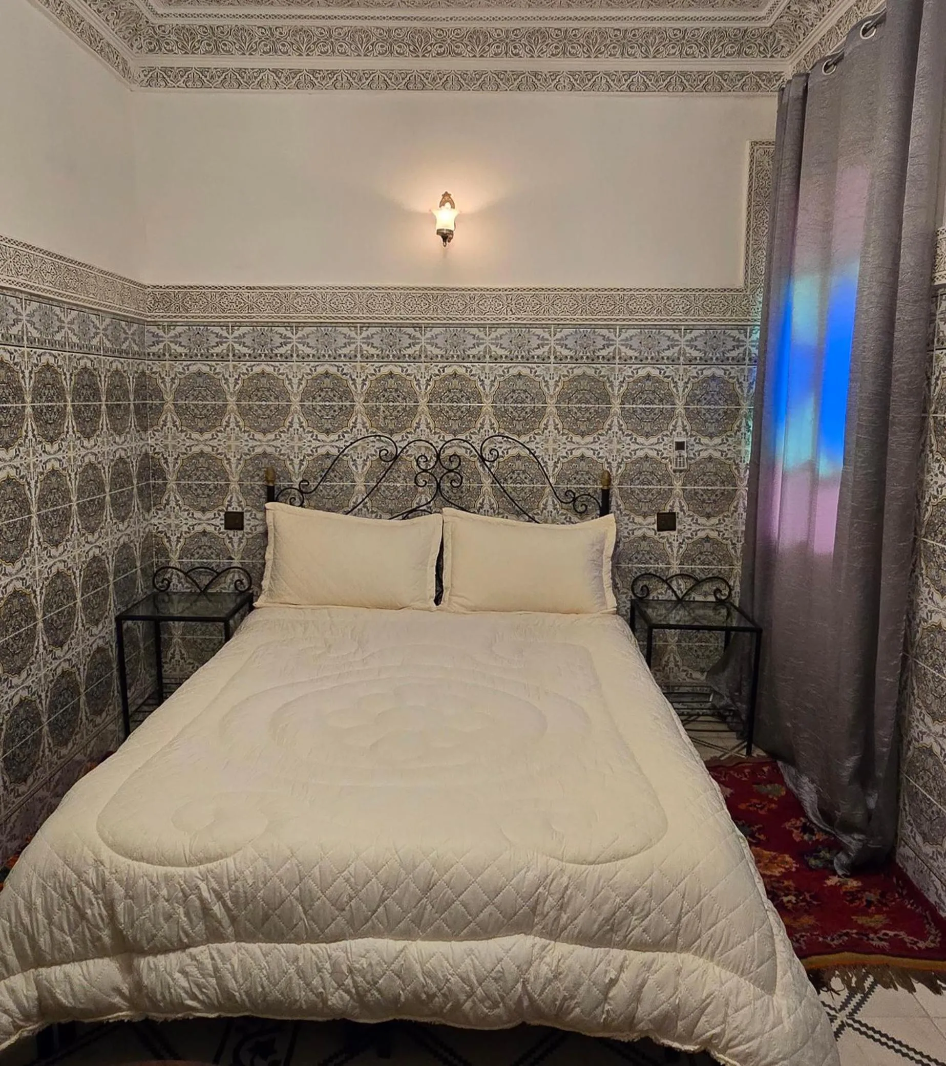 Bed in Riad Raffaa