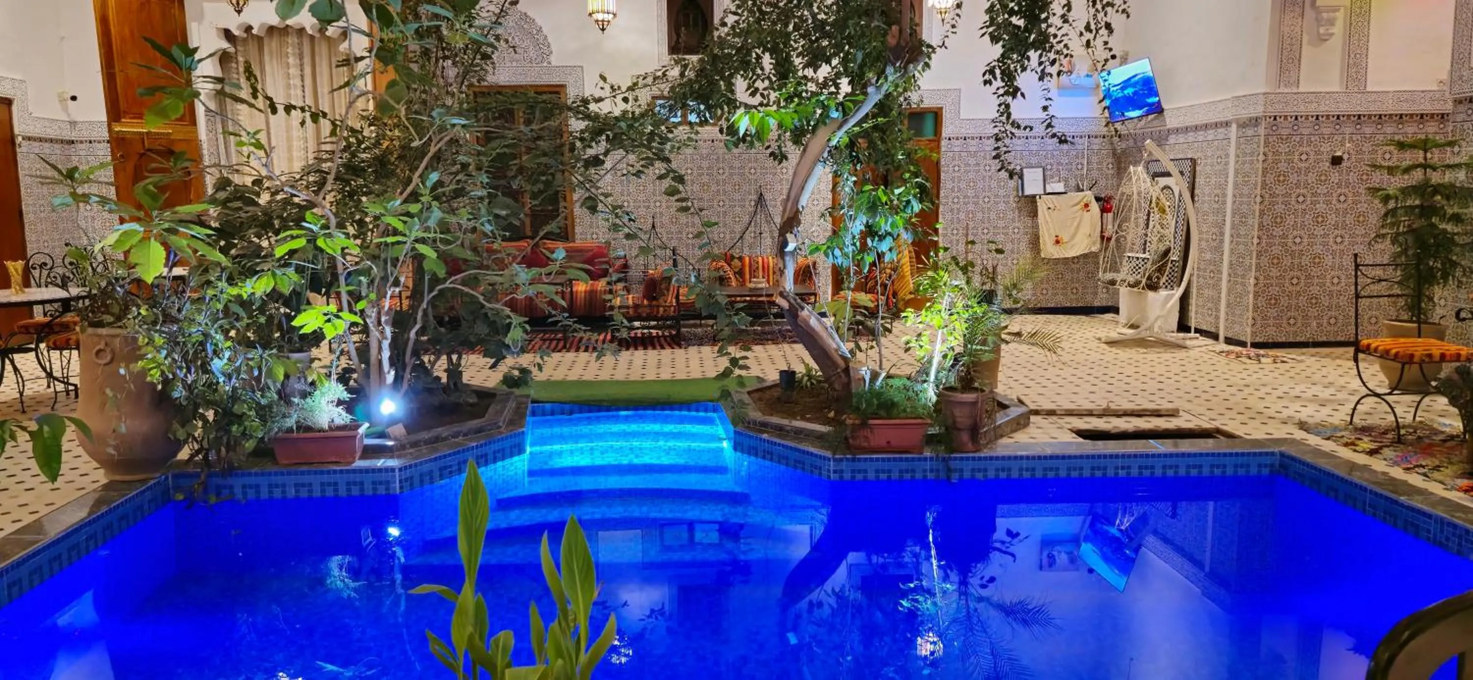 Pool view in Riad Raffaa