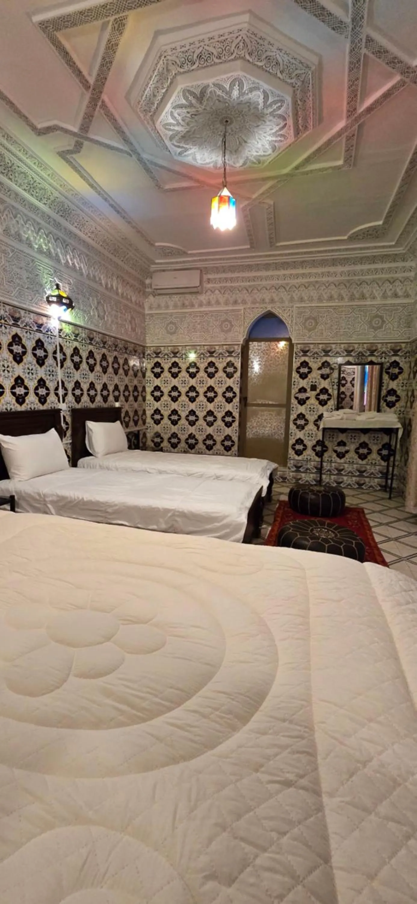 Bed in Riad Raffaa