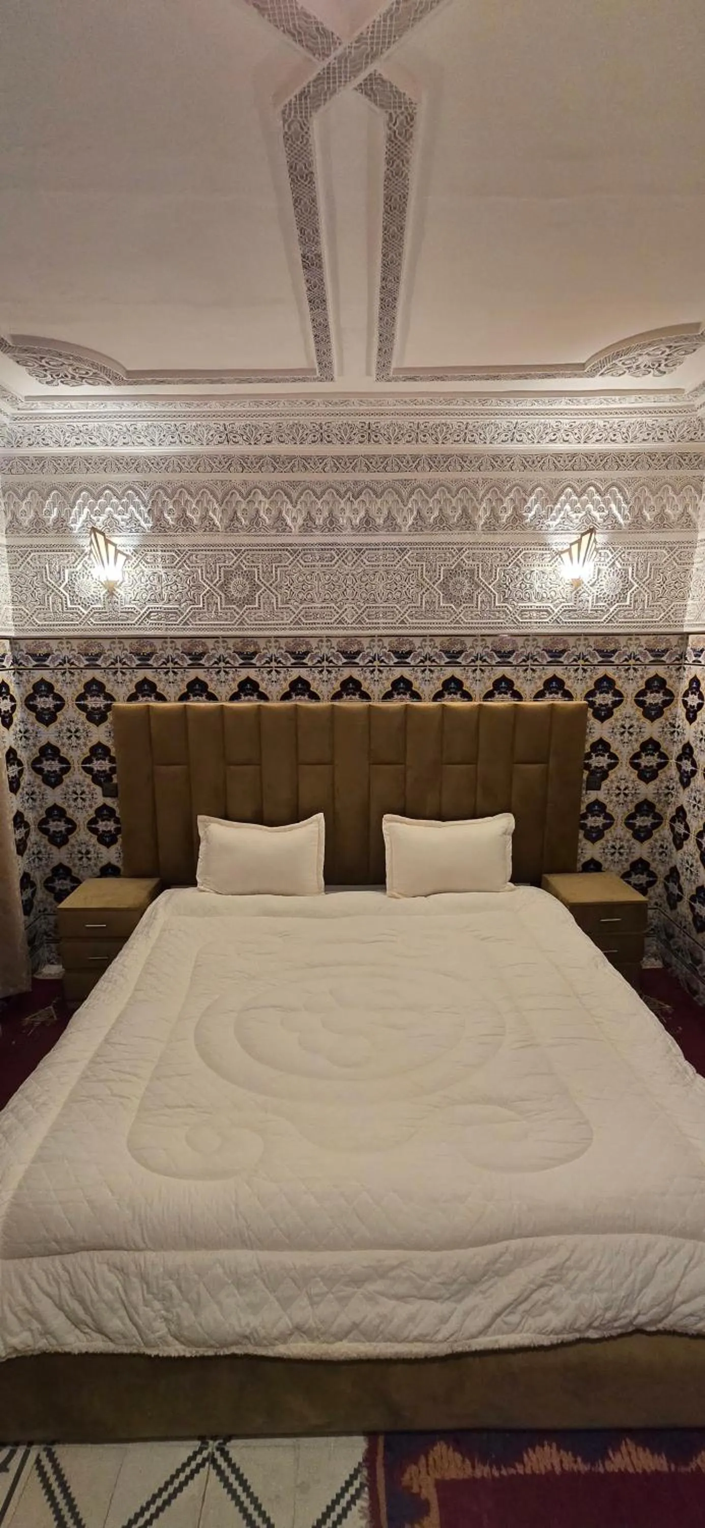 Bed in Riad Raffaa