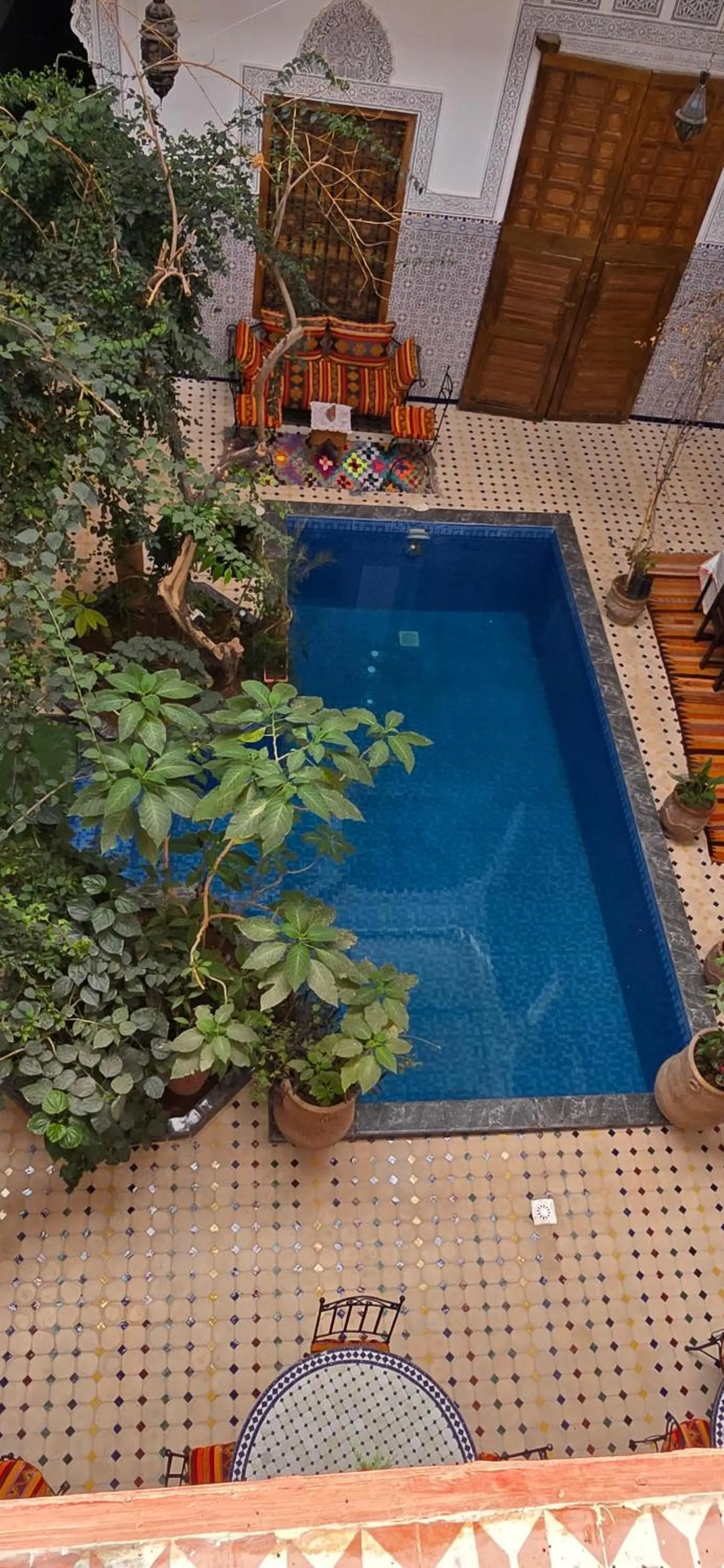 Pool view in Riad Raffaa