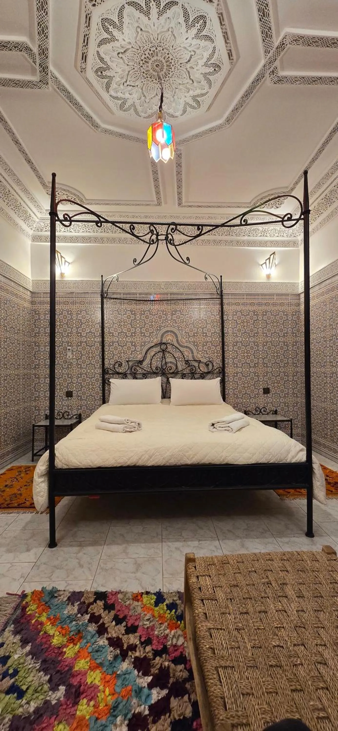 Bed in Riad Raffaa