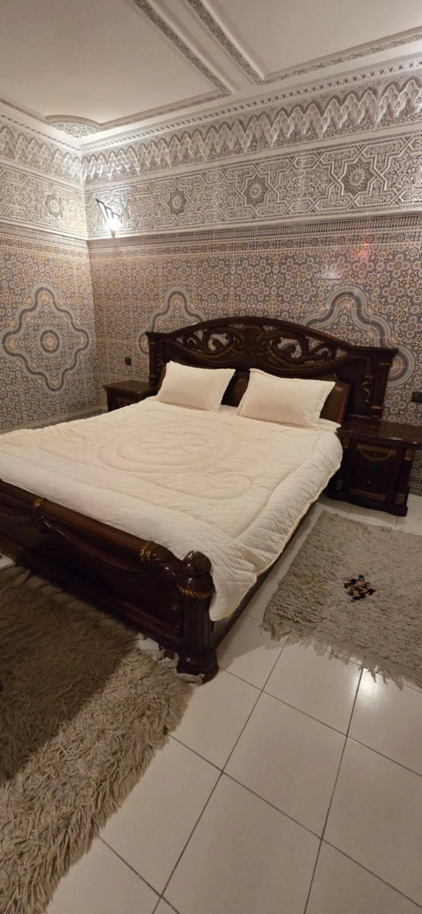 Bed in Riad Raffaa