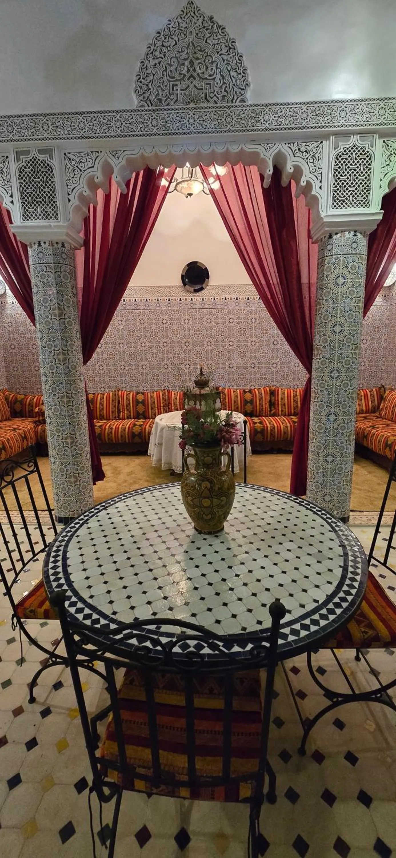 Living room in Riad Raffaa