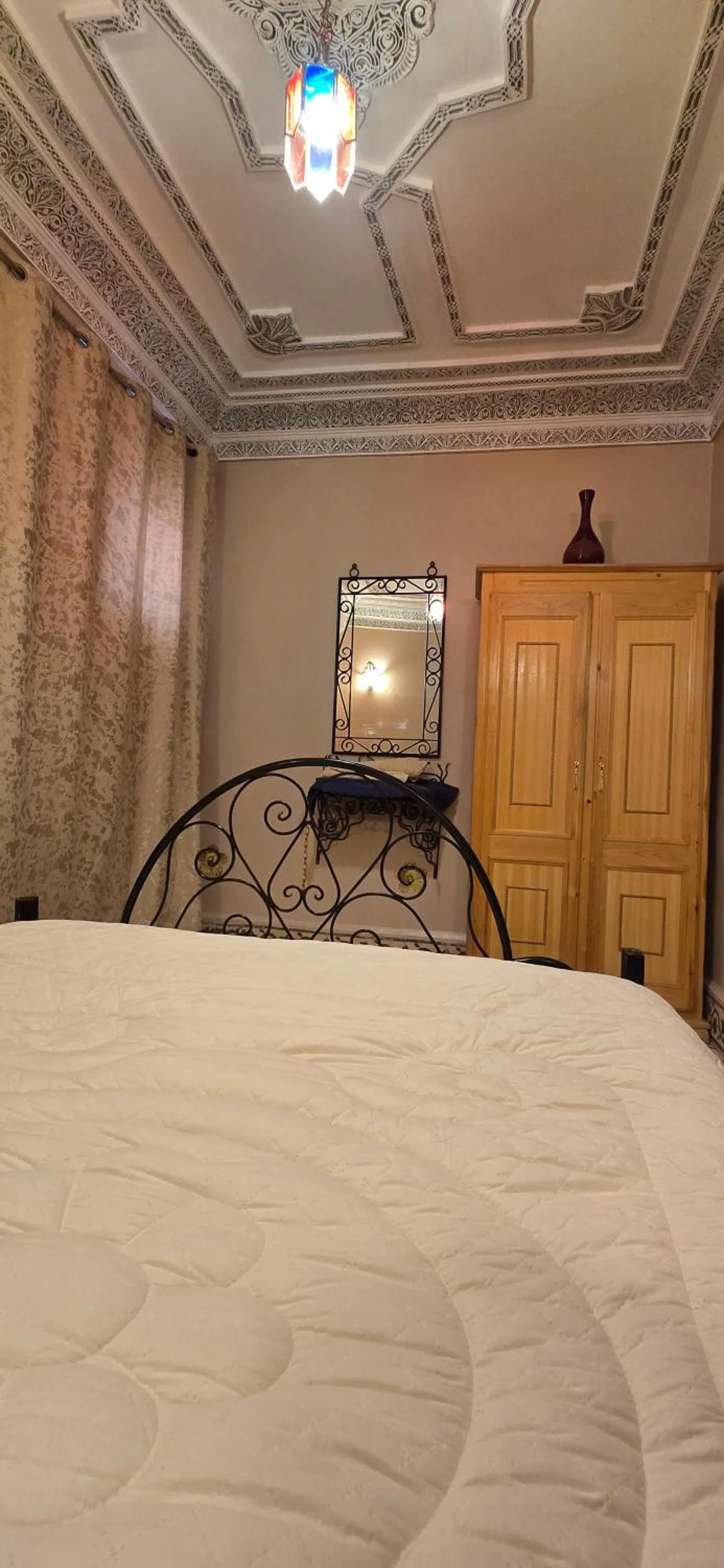 Bed in Riad Raffaa