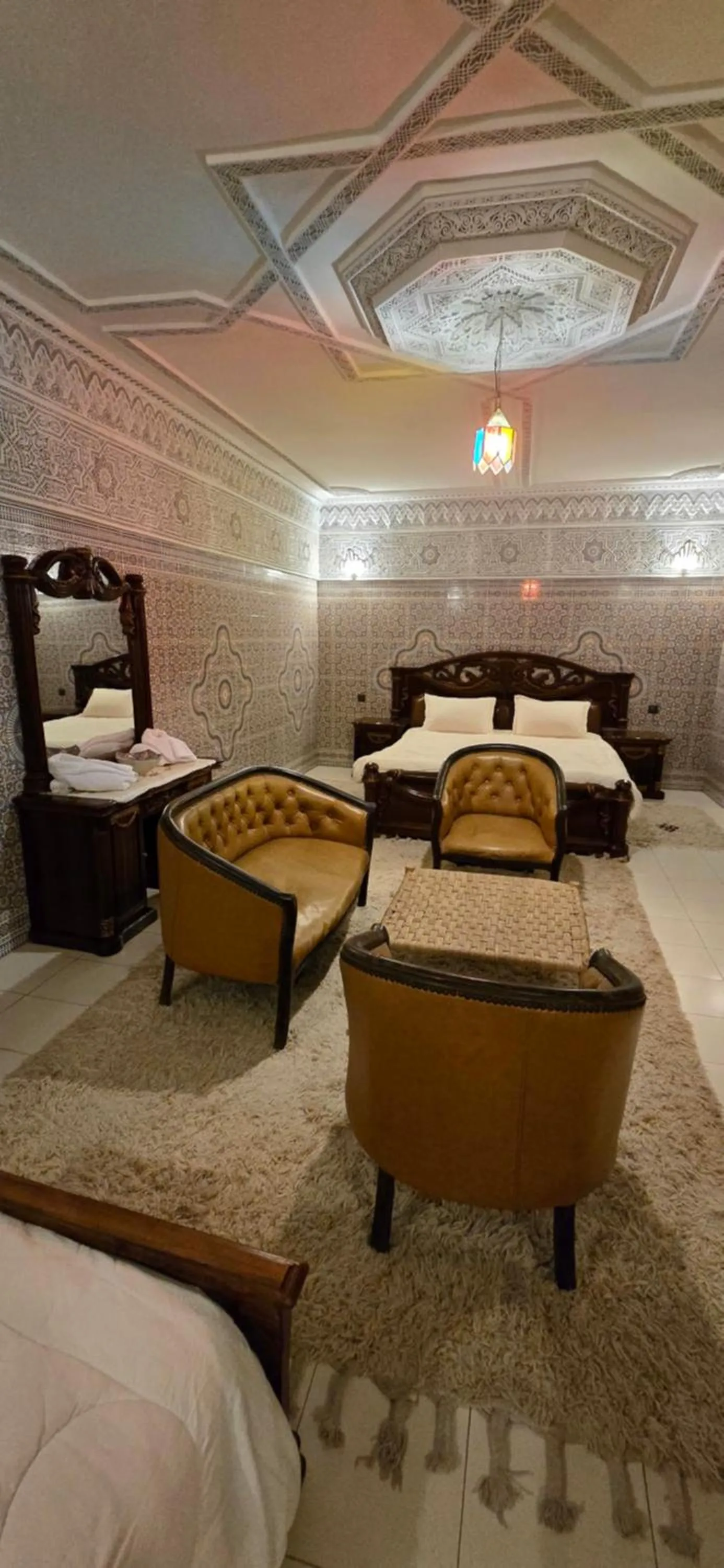 Bed in Riad Raffaa