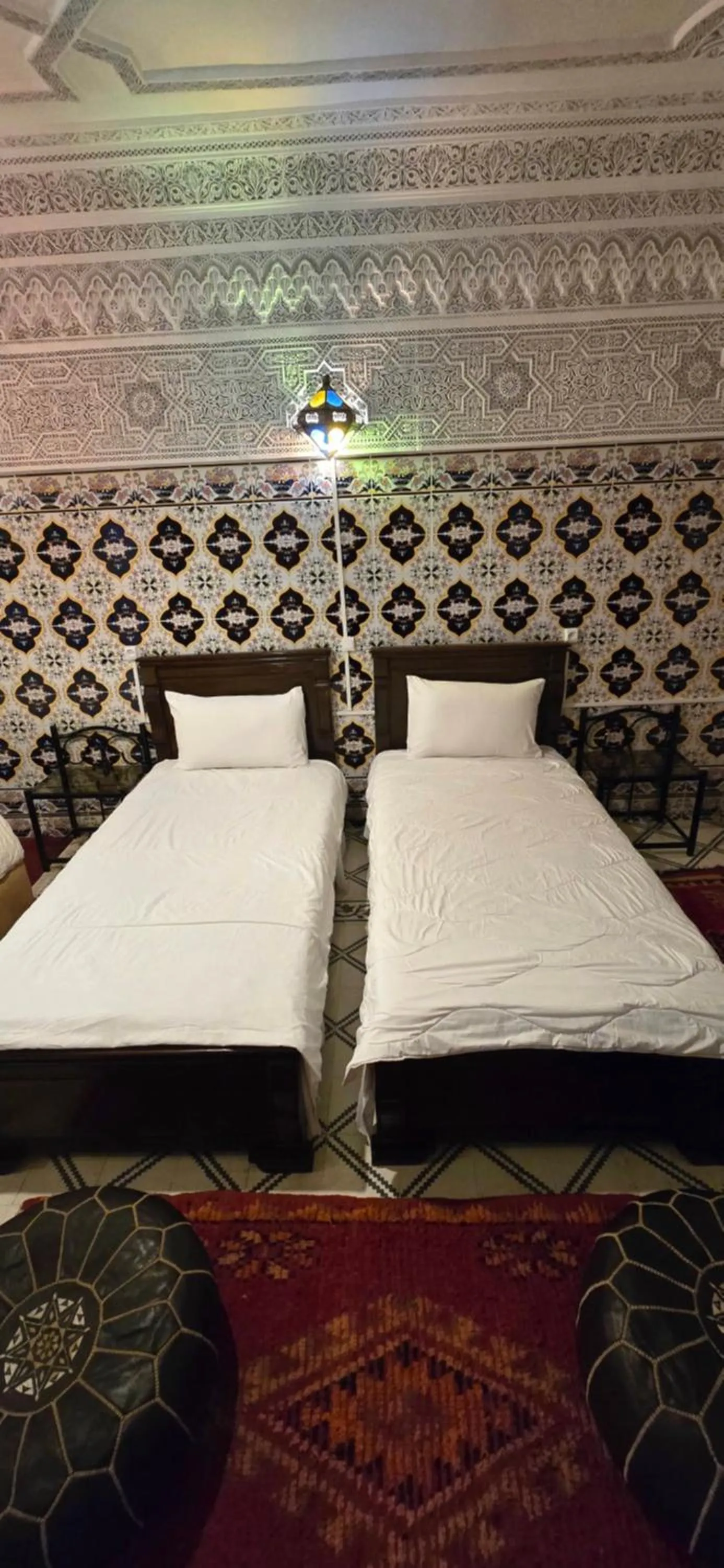 Bed in Riad Raffaa