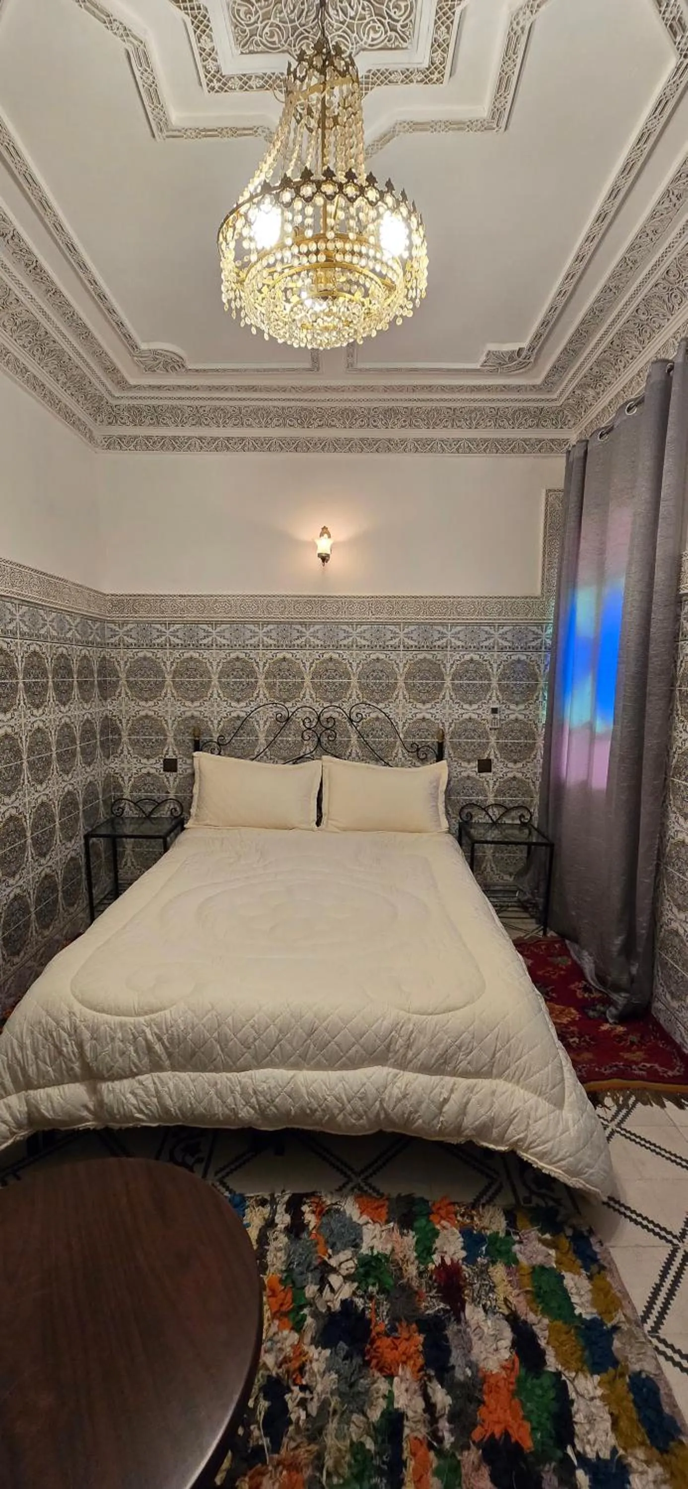 Bed in Riad Raffaa