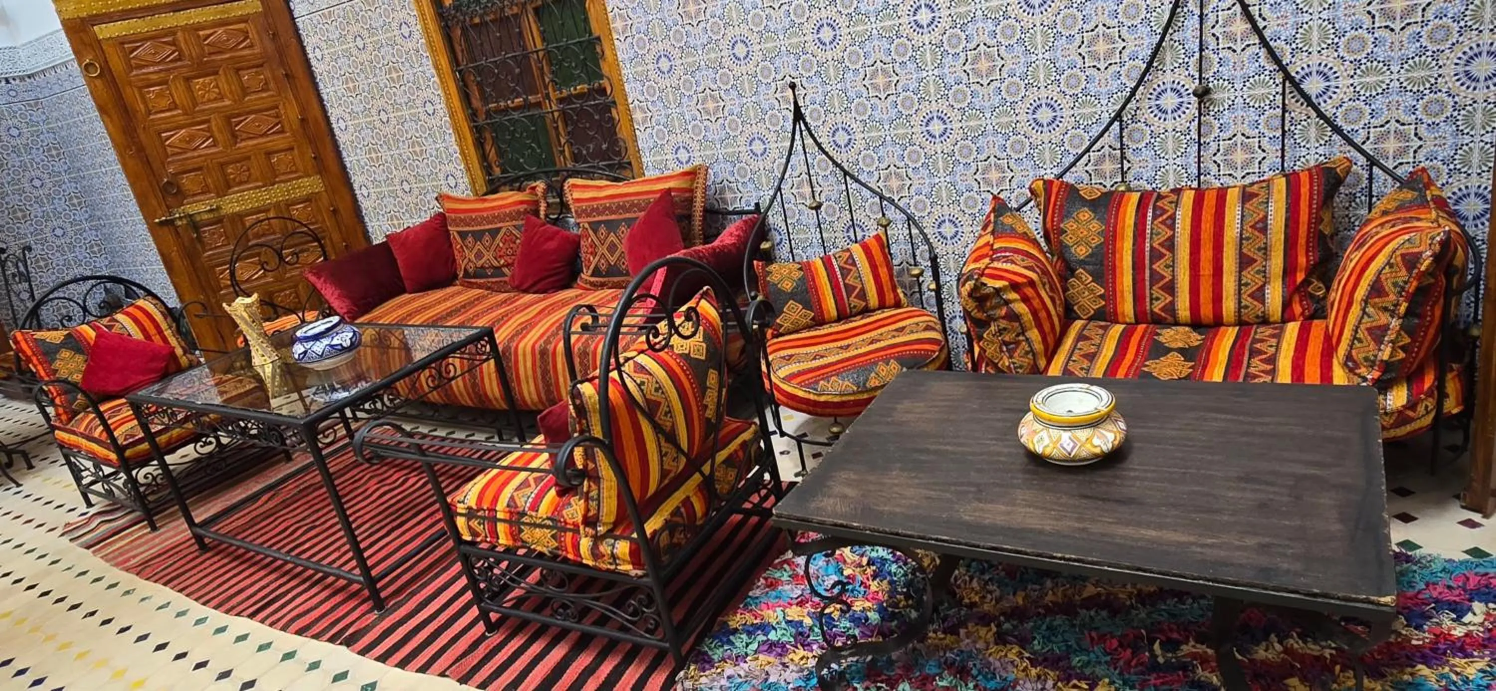 Living room in Riad Raffaa
