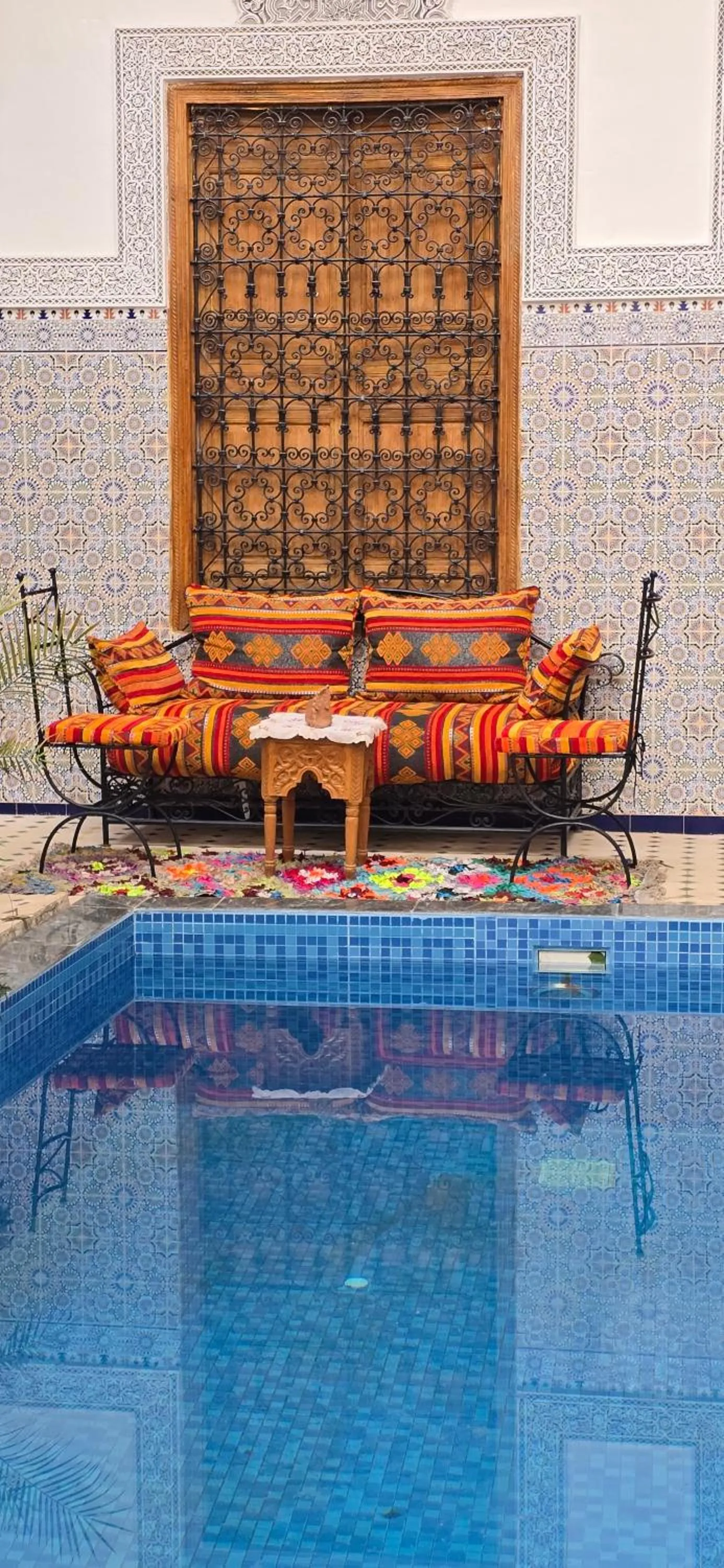 Pool view in Riad Raffaa