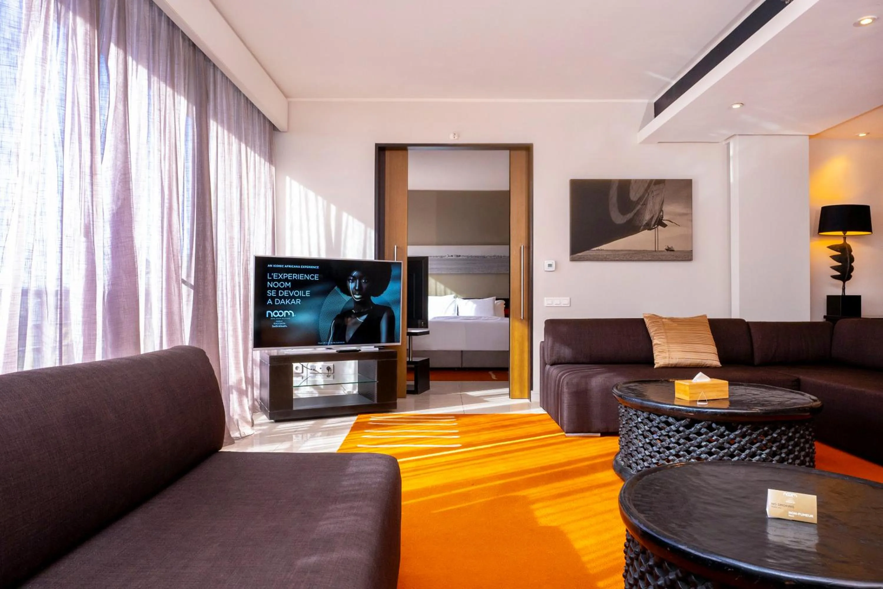 Communal lounge/ TV room in Noom Hotel Dakar Sea Plaza, a member of Radisson Individuals