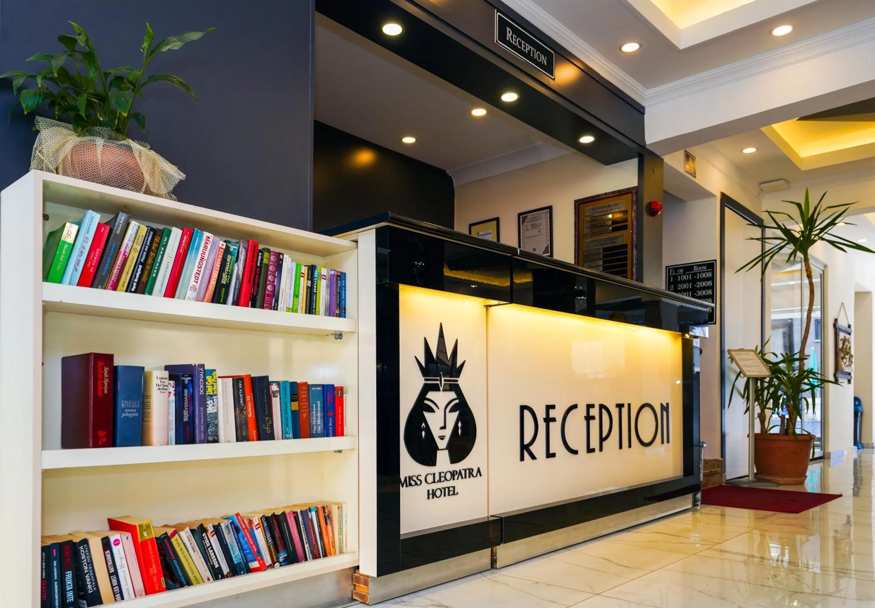 Lobby or reception in Miss Cleopatra Hotel