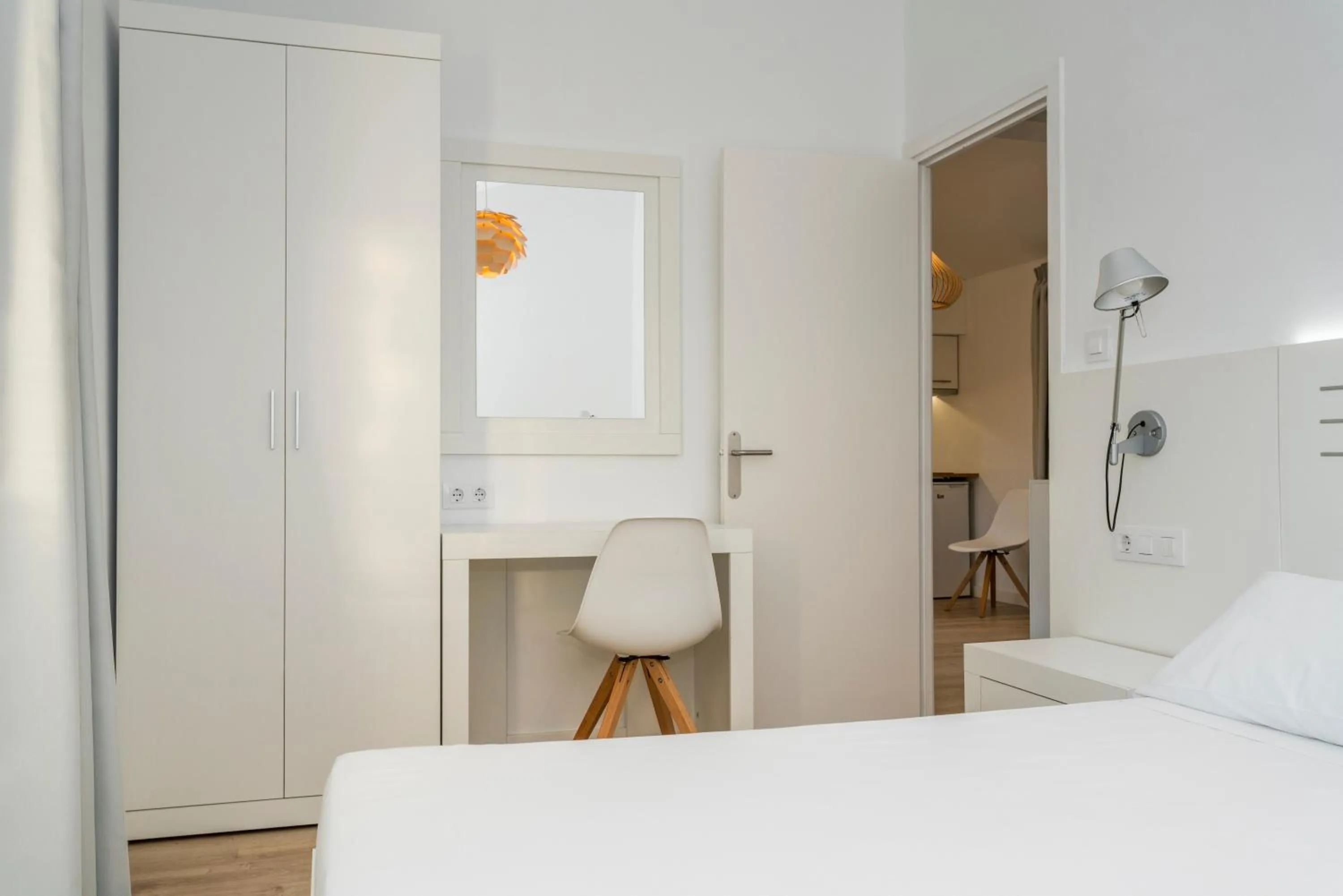 Bedroom, Bed in Apartaments Cales de Ponent