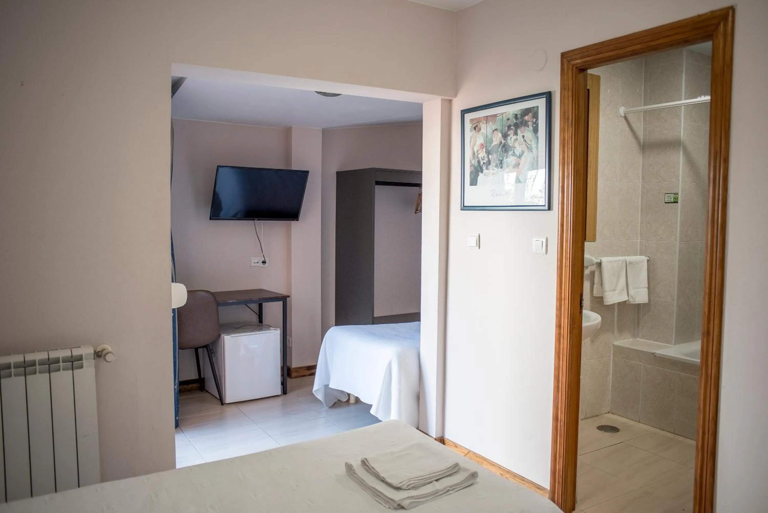 Bed in Hotel Ría de Suances