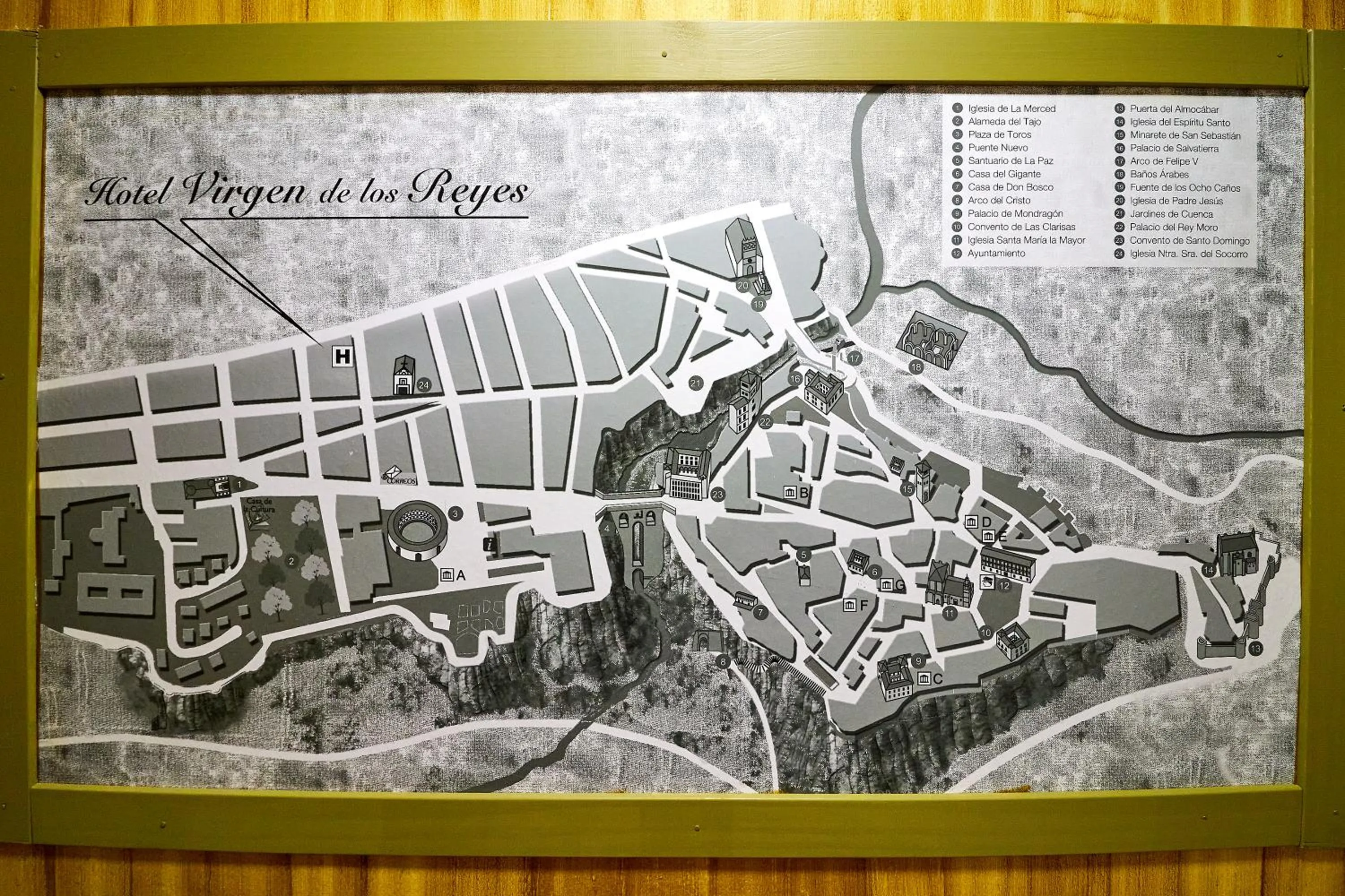 Logo/Certificate/Sign in Hotel Virgen de los Reyes