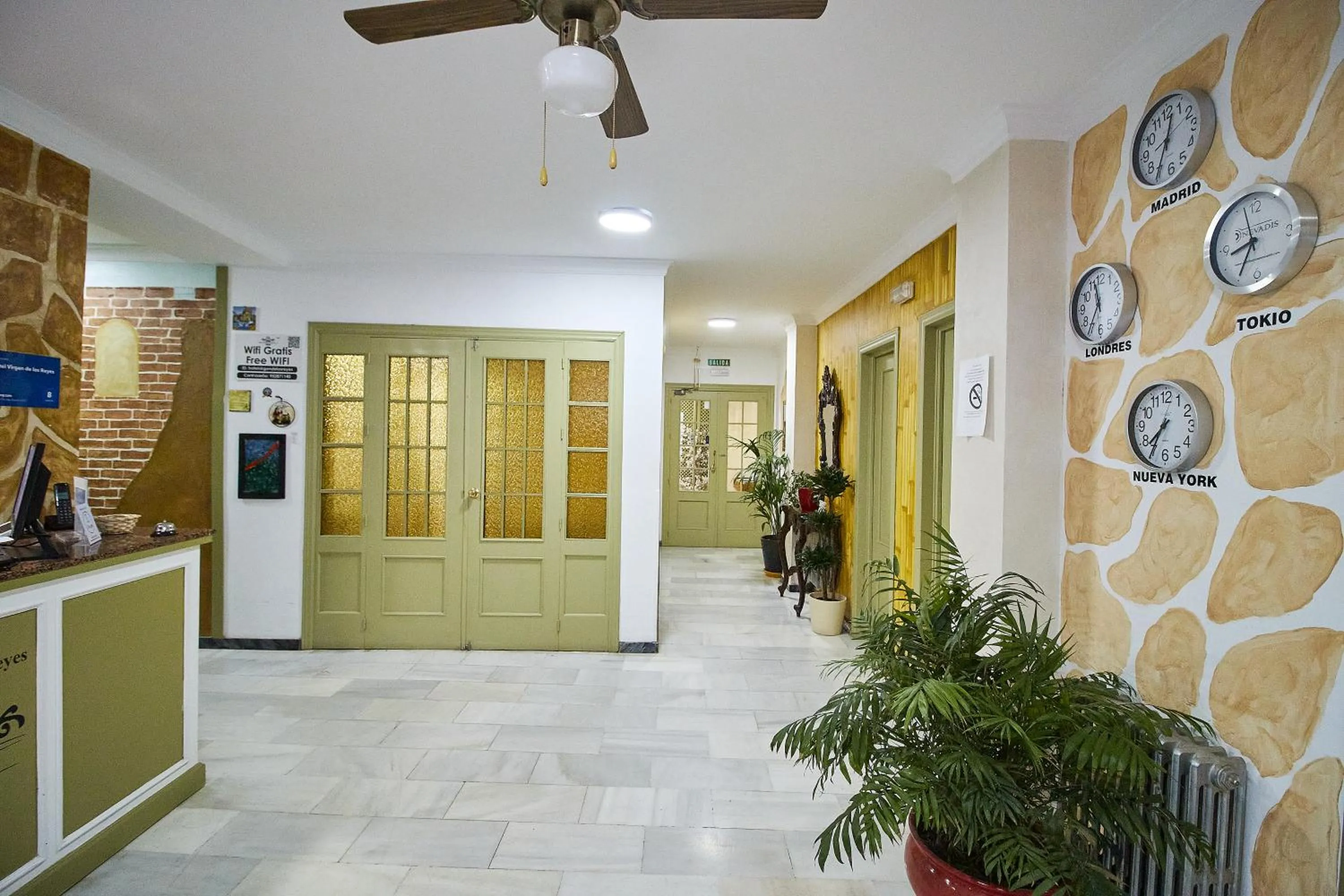 Lobby or reception in Hotel Virgen de los Reyes