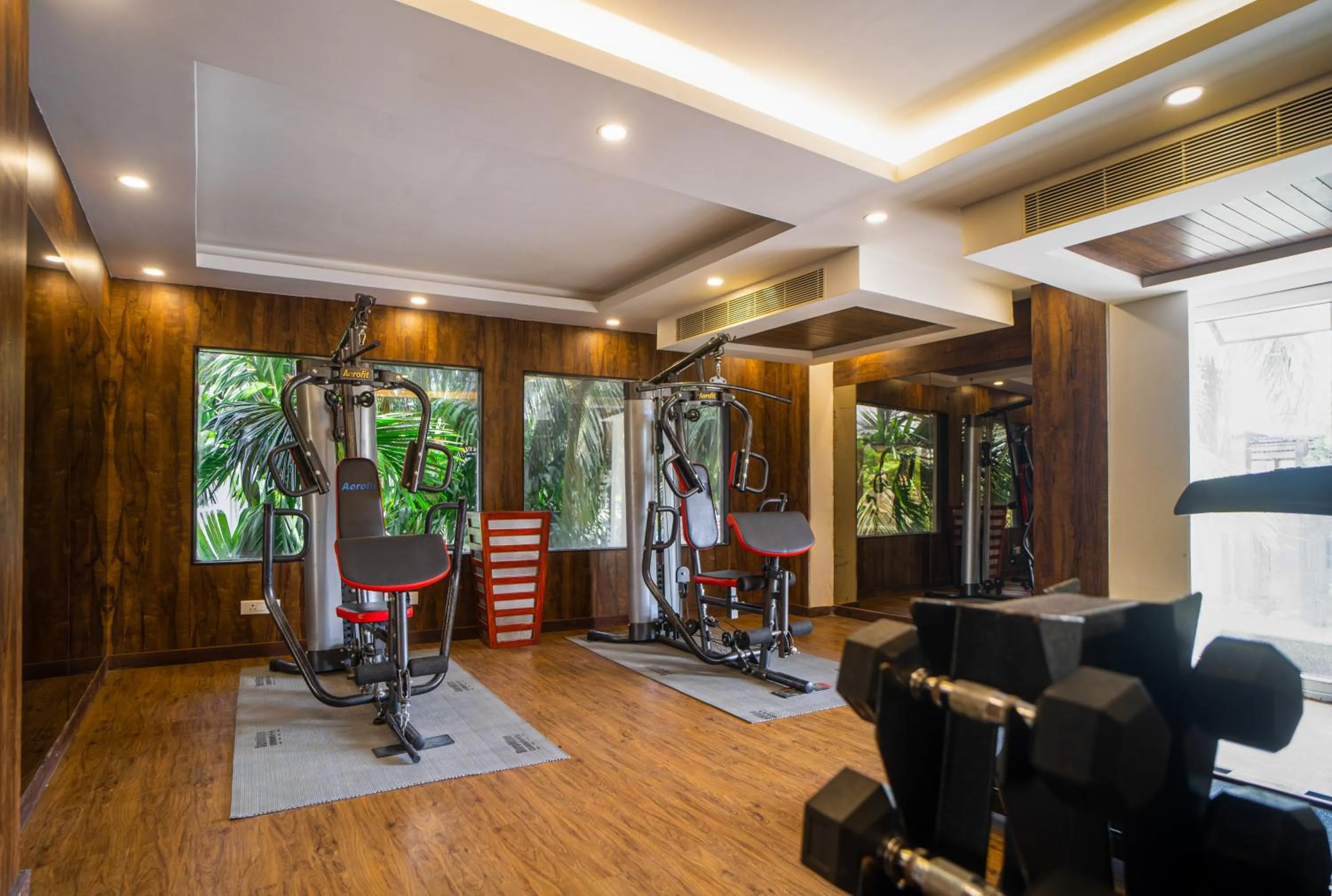 Fitness centre/facilities in Hotel Mansha Regency