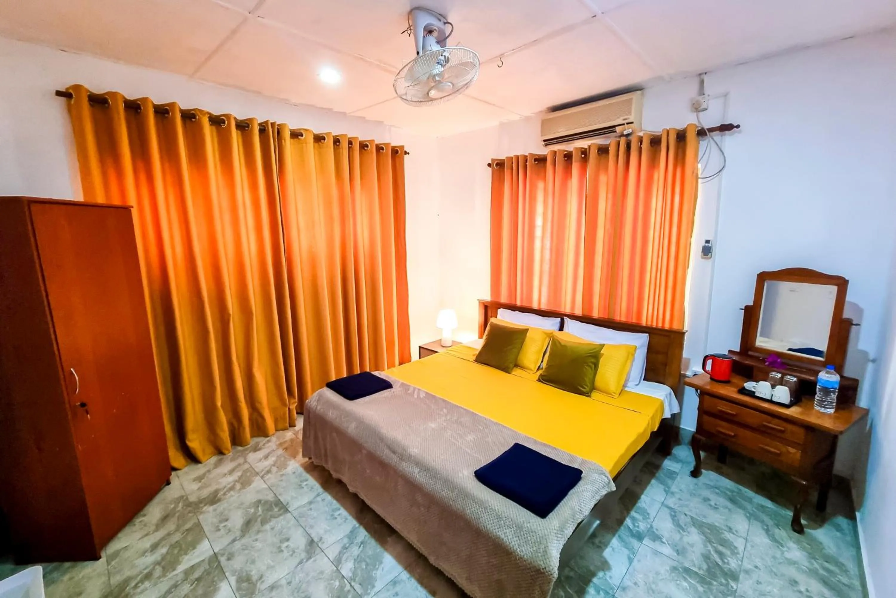 Bedroom, Bed in HOSTEL KATUNAYAKE At COLOMBO AIRPORT TRANSIT