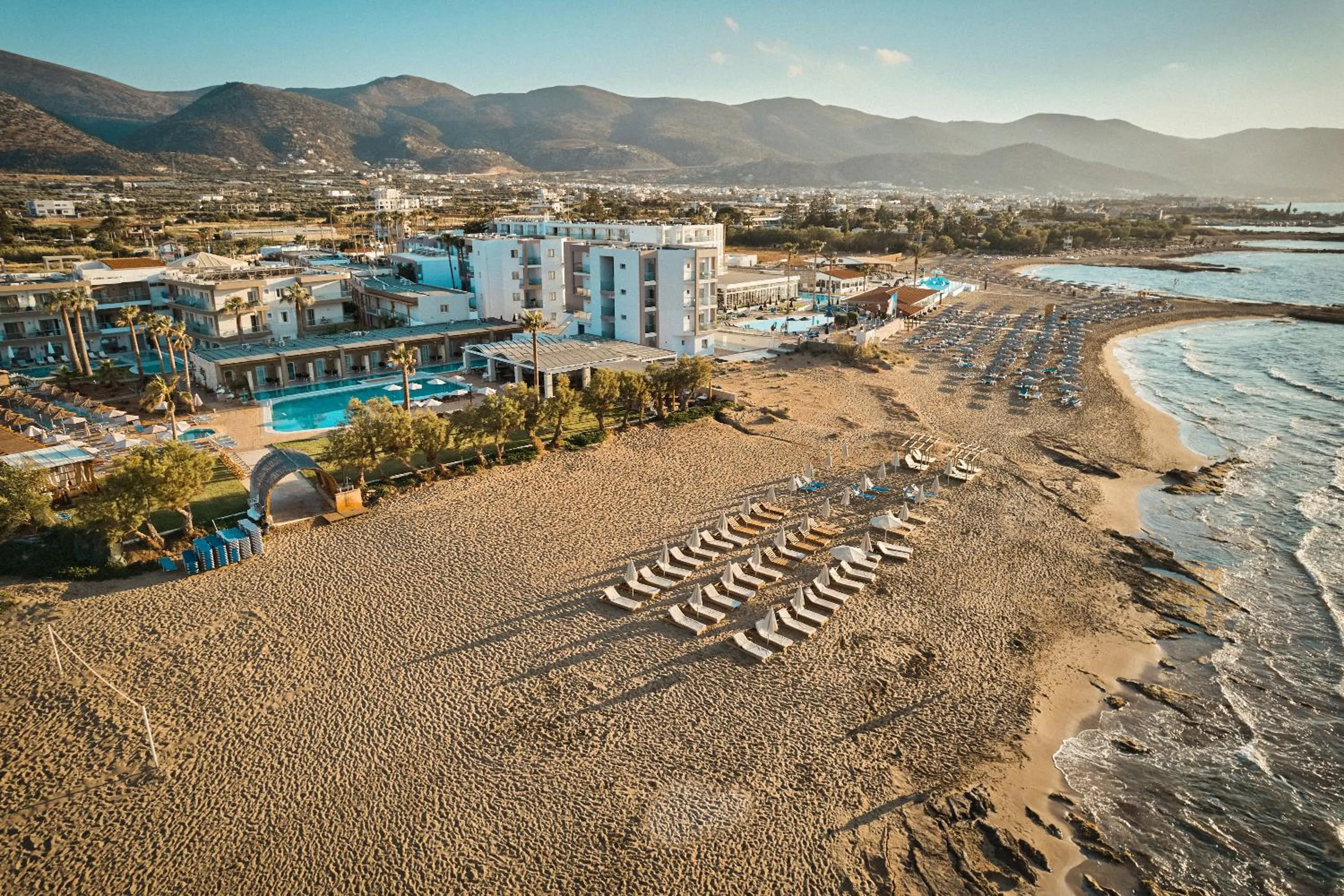Property building in Malia Bay Beach Hotel & Bungalows