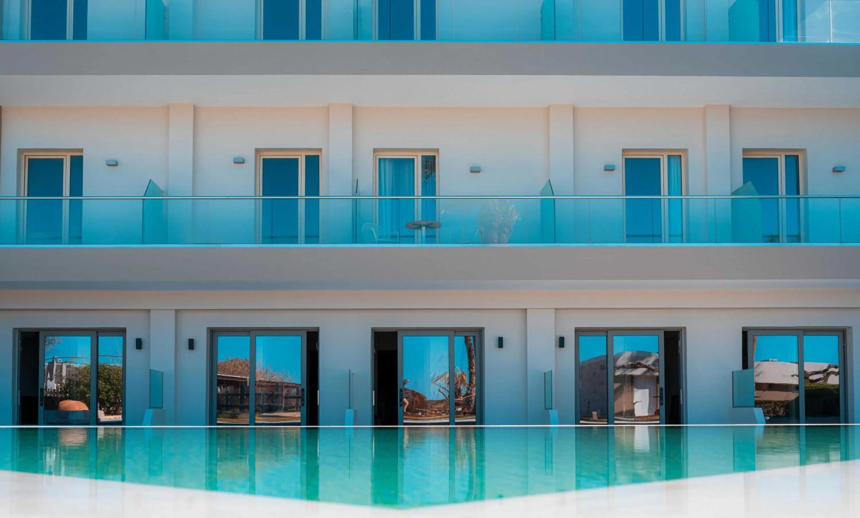 Property building in Malia Bay Beach Hotel & Bungalows