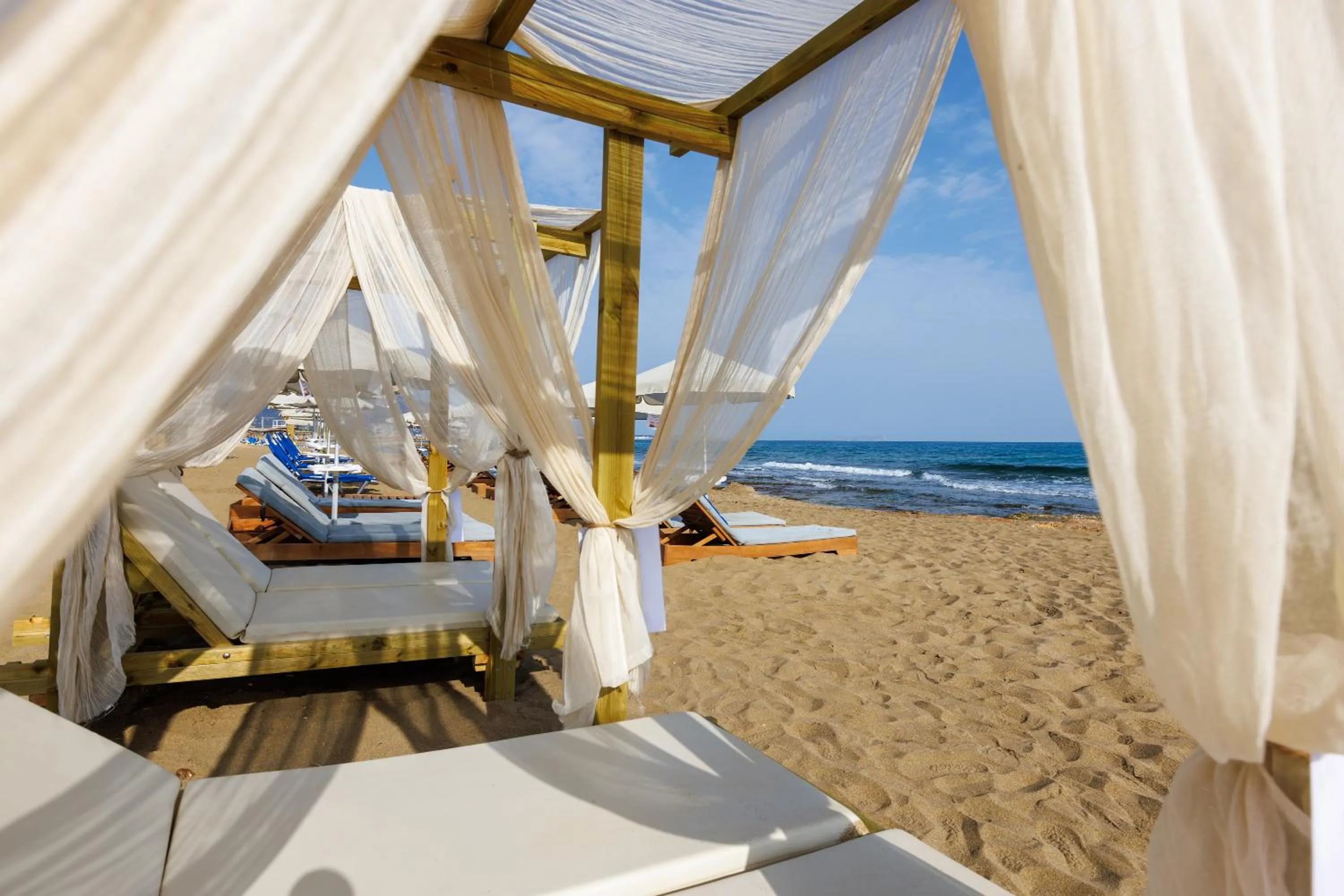 Beach in Malia Bay Beach Hotel & Bungalows