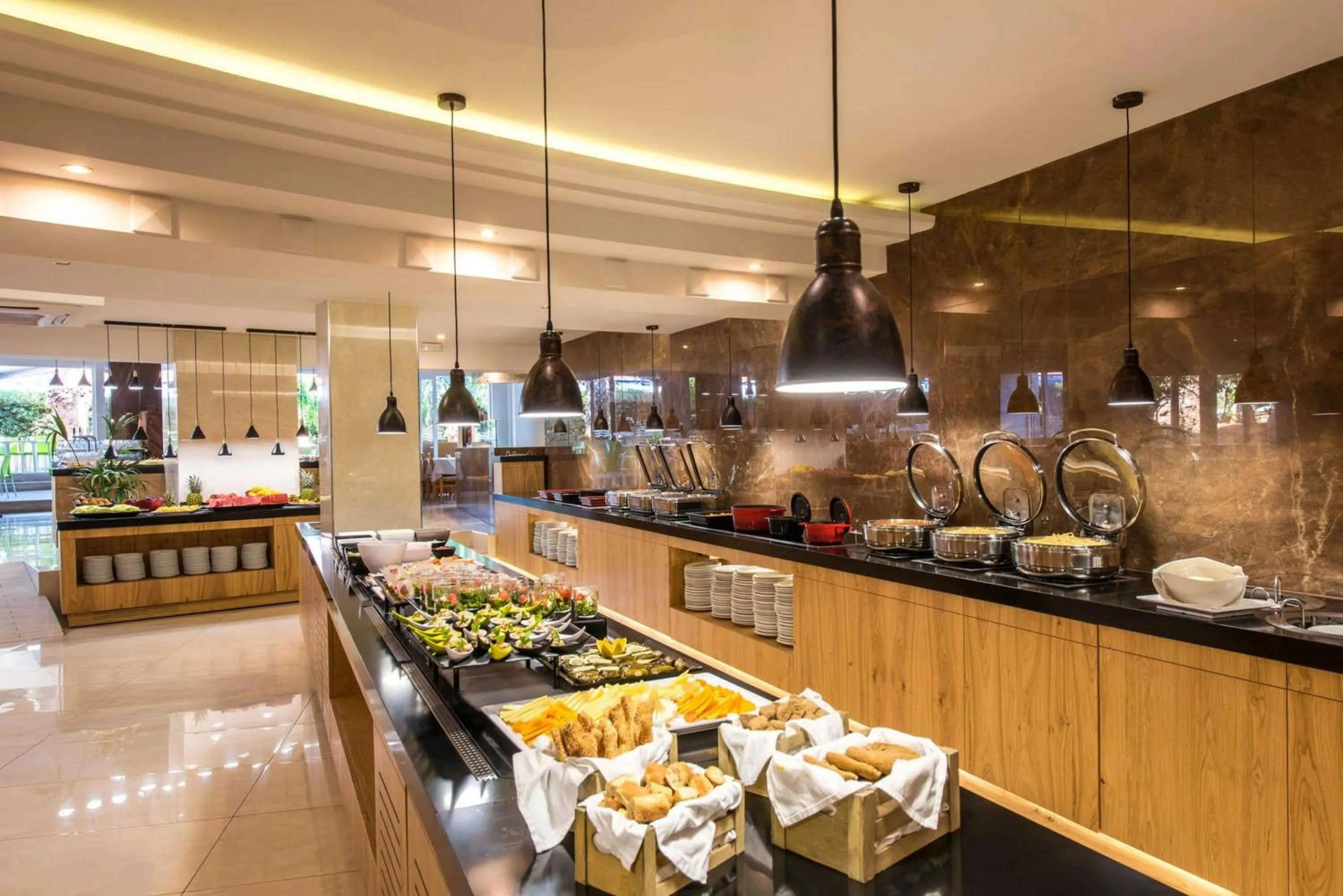 Restaurant/places to eat in Malia Bay Beach Hotel & Bungalows