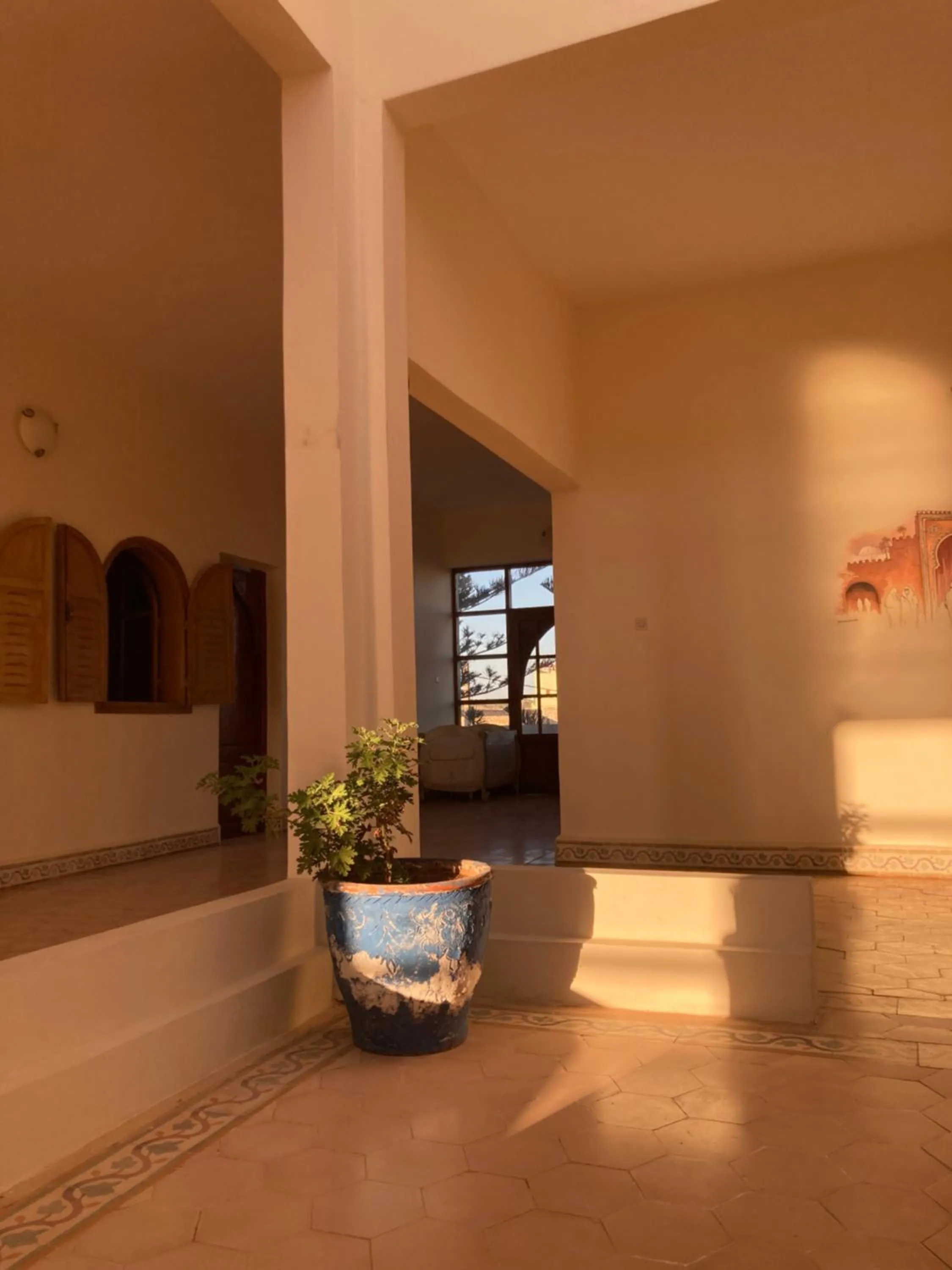 Patio in Auberge du Marabout