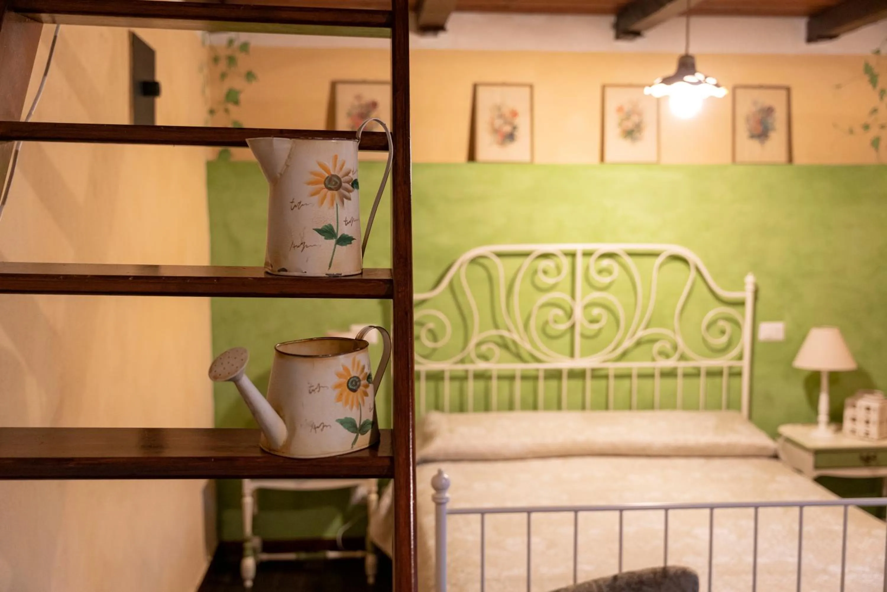 Bed in Antica Taverna del Principe