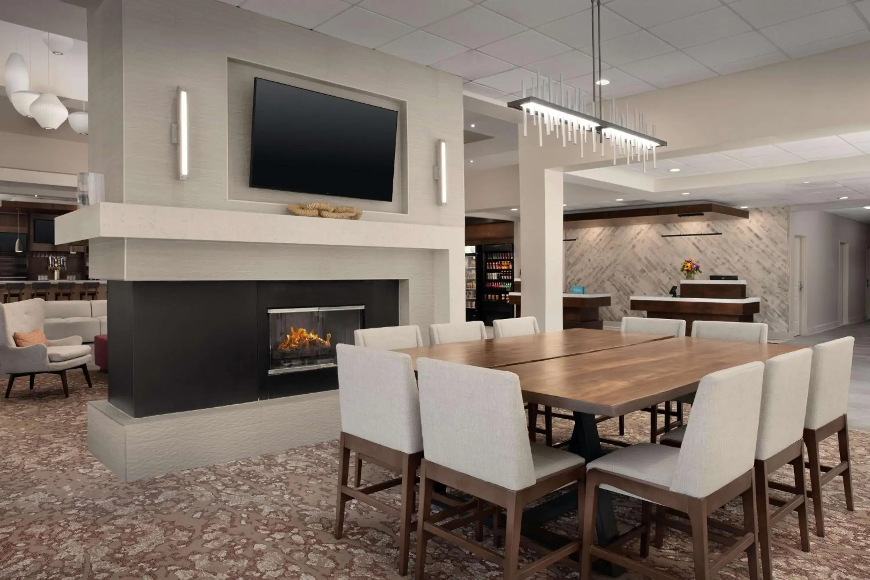 Lobby or reception in Hilton Garden Inn Philadelphia-Fort Washington Lobby or reception in Hilton Garden Inn Philadelphia-Fort Washington