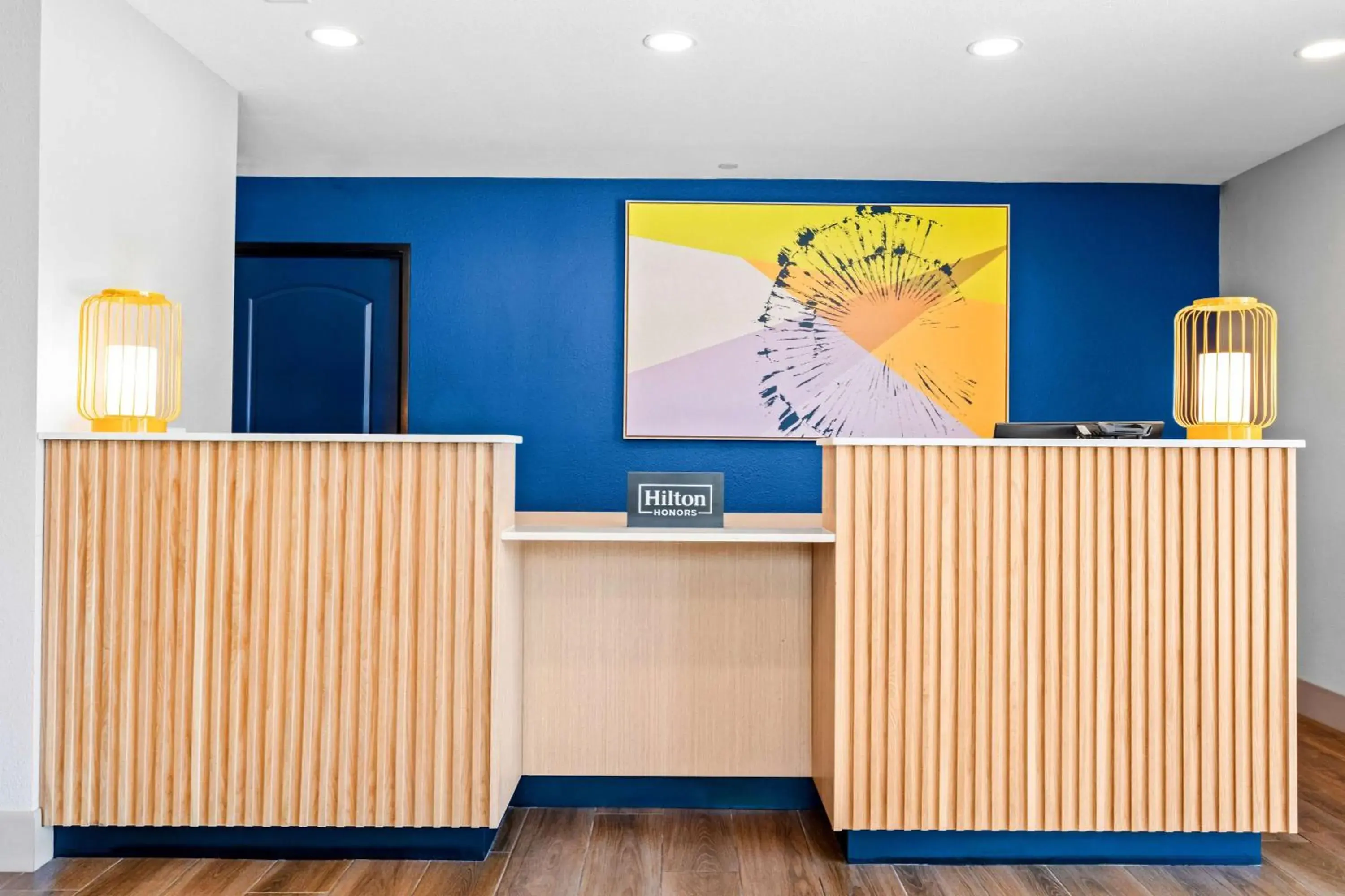 Lobby or reception in Spark by Hilton Modesto Lobby or reception in Spark by Hilton Modesto