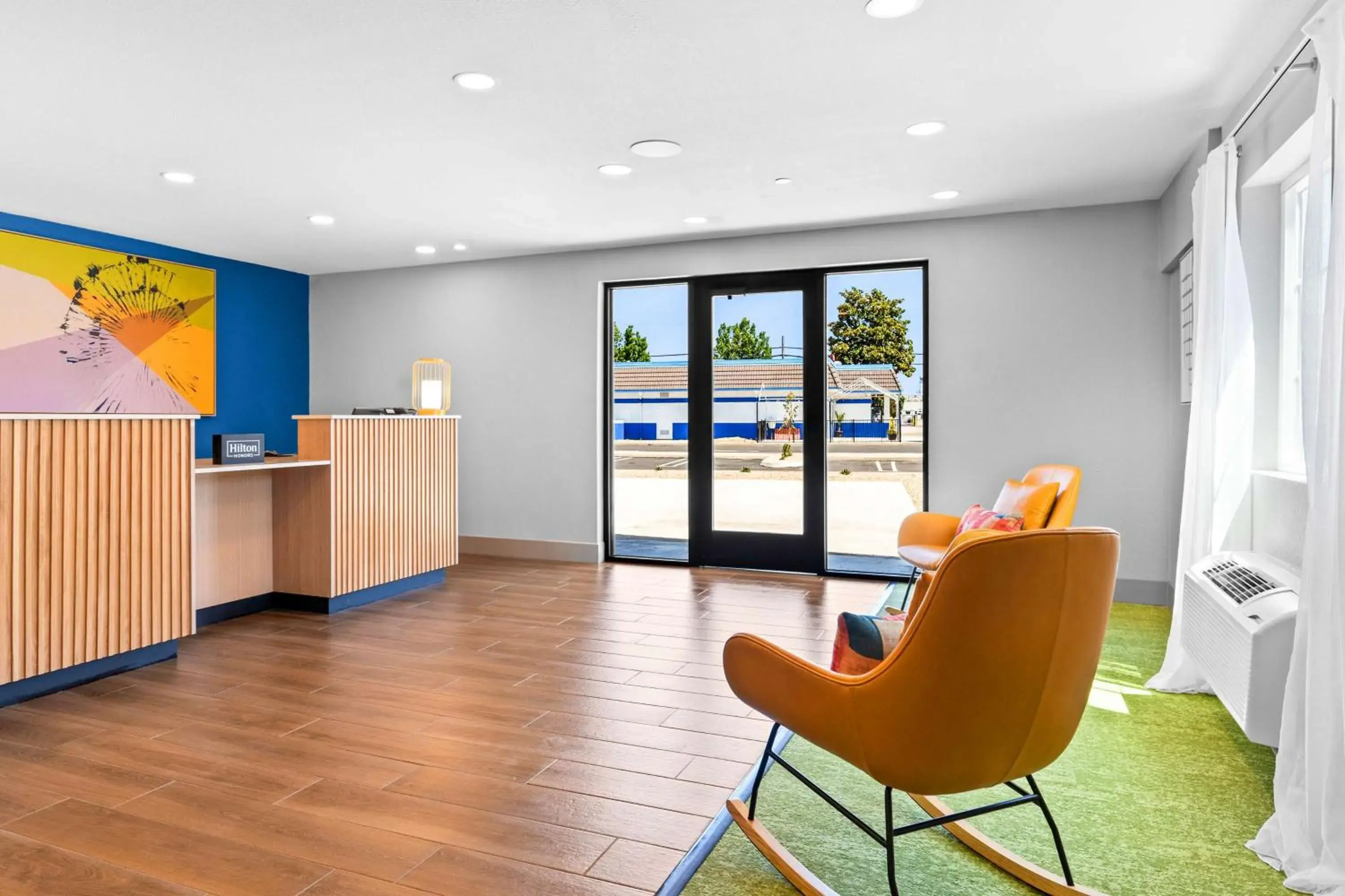 Lobby or reception in Spark by Hilton Modesto Lobby or reception in Spark by Hilton Modesto